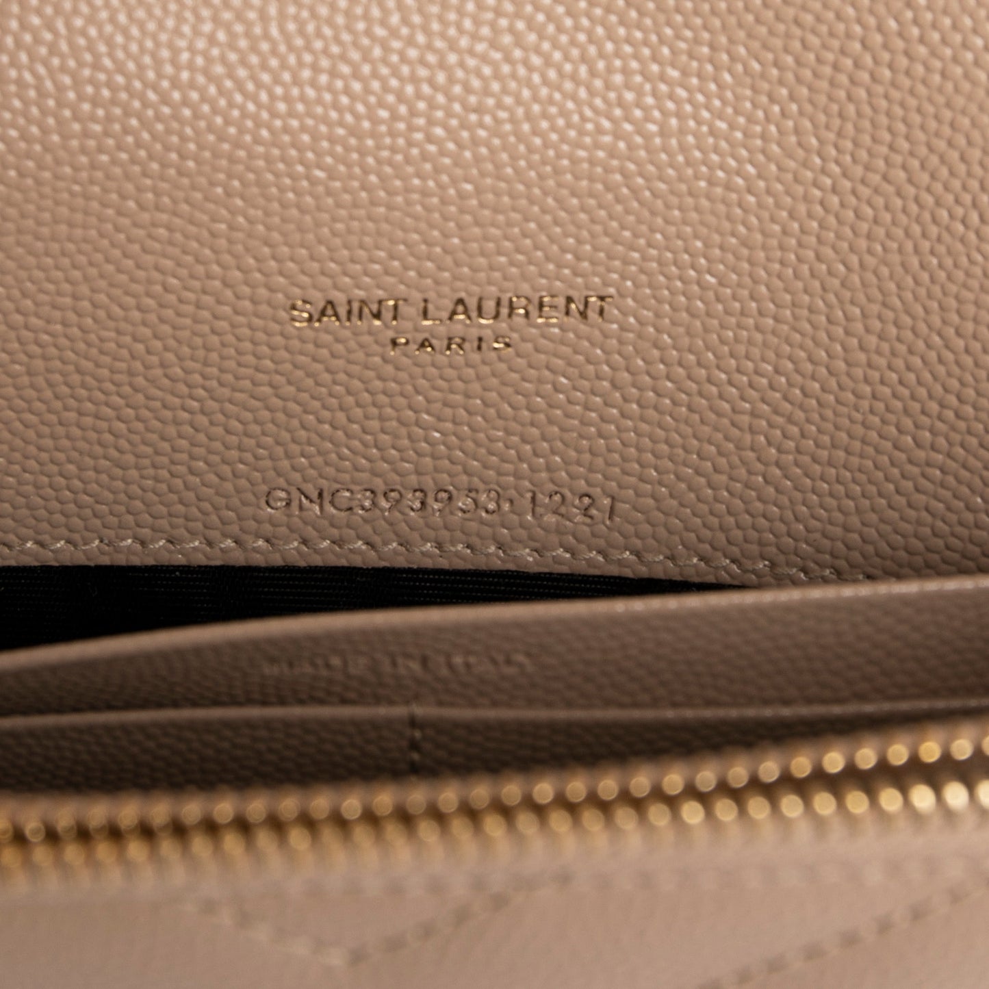 Saint Laurent 2021 Cassandre Envelope Chain Wallet