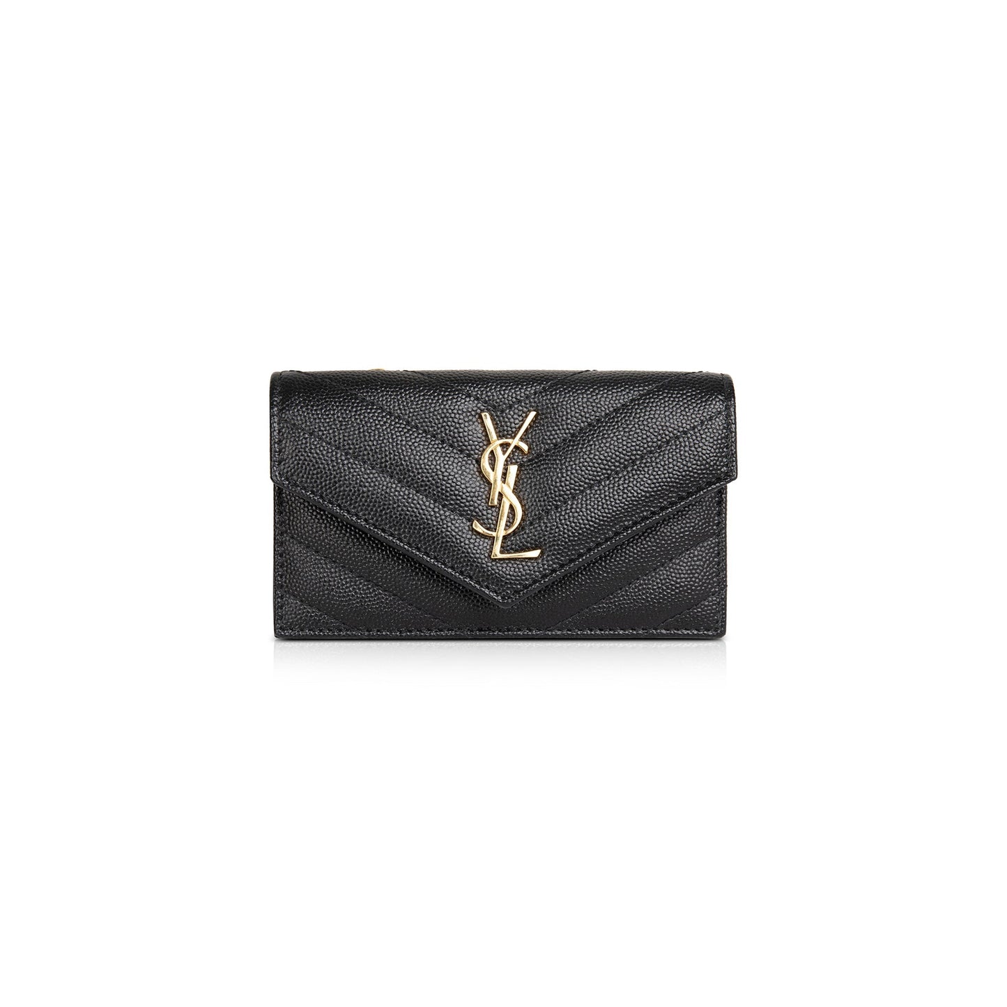 Saint Laurent 2021 Cassandre Fragments Flap Card Case