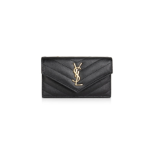 Saint Laurent 2021 Cassandre Fragments Flap Card Case