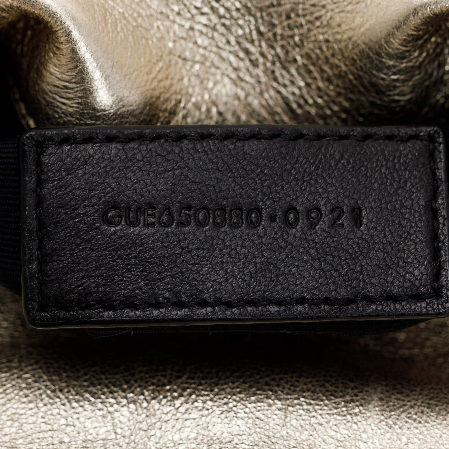 Saint Laurent 2021 Gold Metallic Small Puffer Pouch