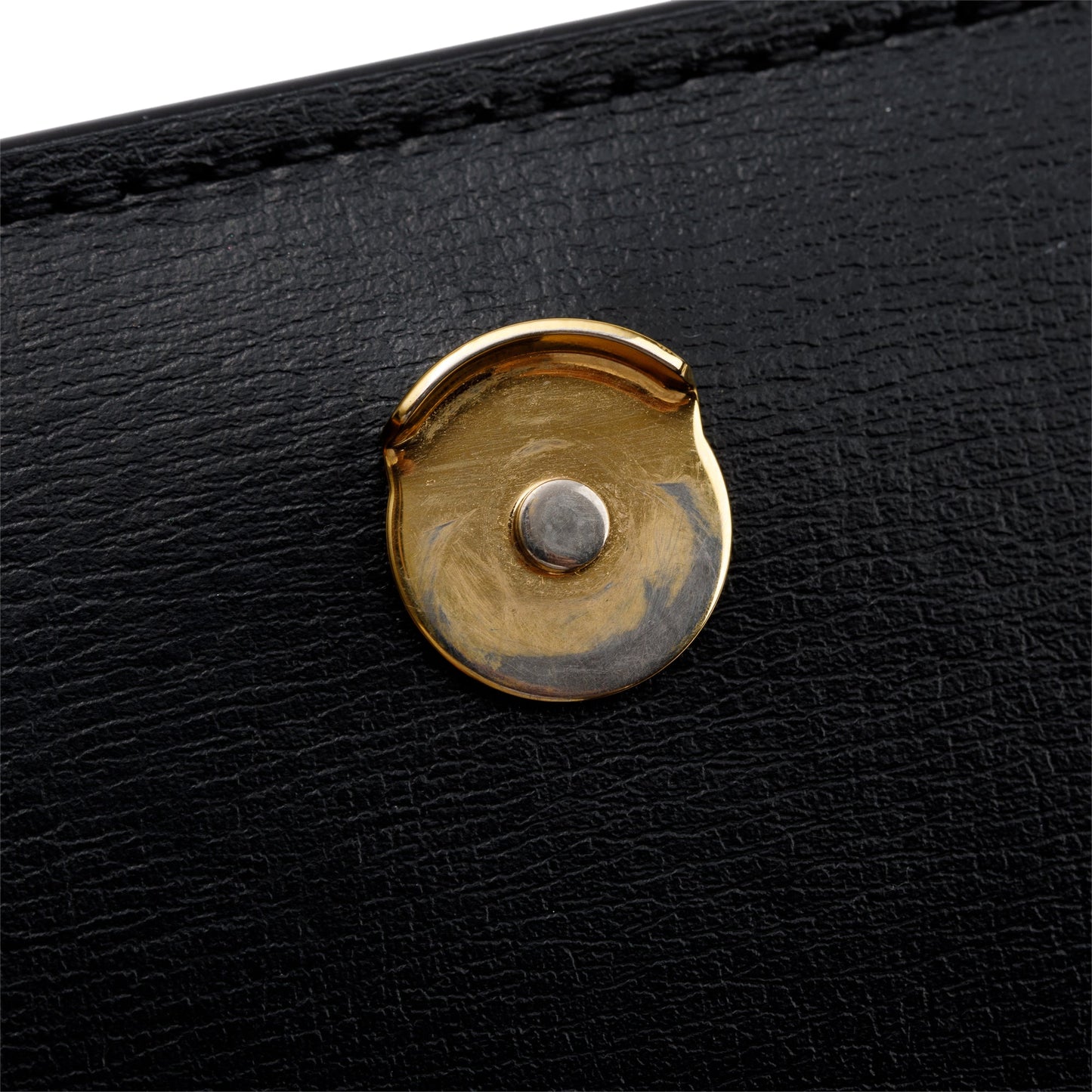 Saint Laurent 2022 Black Calfskin Leather Medium Sunset Handle Bag