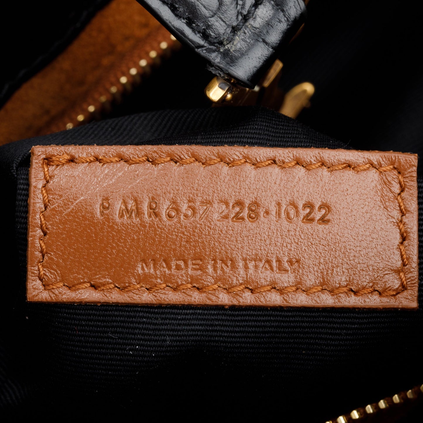 Saint Laurent 2022 Black Croc Embossed Shiny Leather Le 5 A 7 Hobo Bag