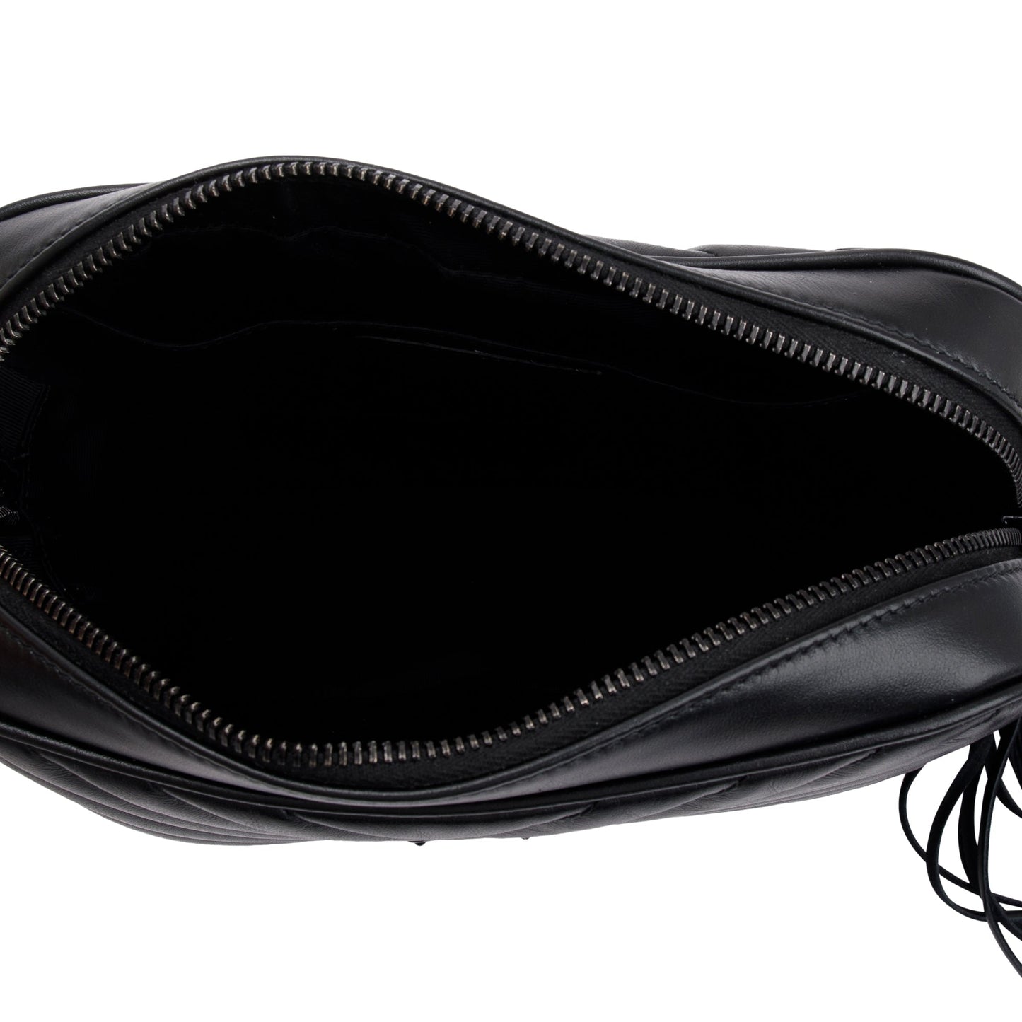 Saint Laurent 2022 Black Quilted Leather Lou Bag