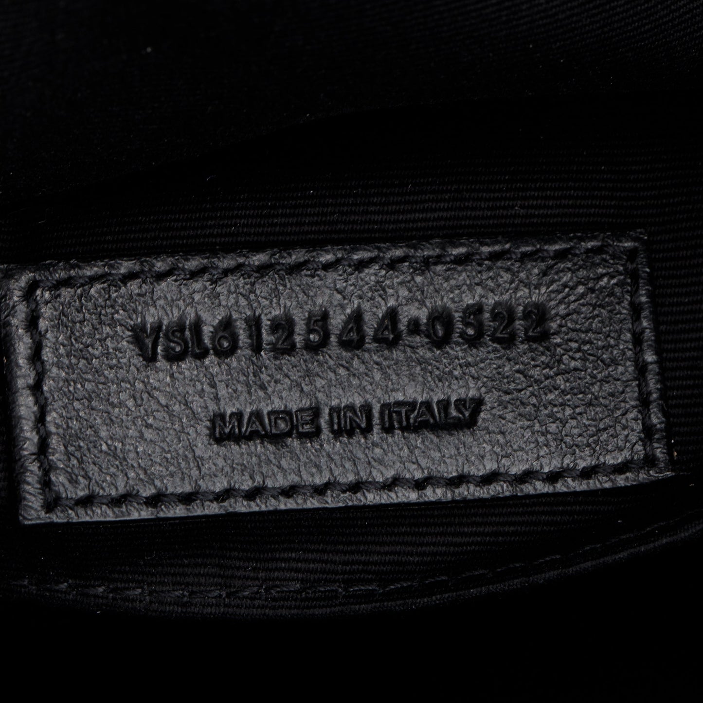 Saint Laurent 2022 Black Quilted Leather Lou Camera Bag