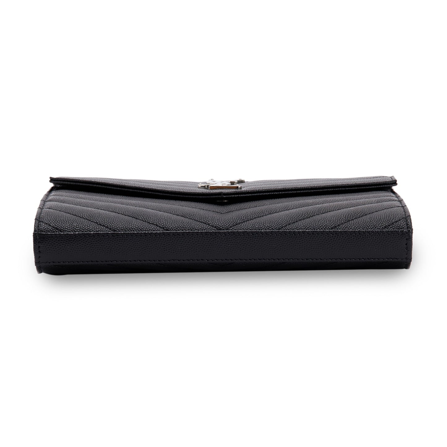 Saint Laurent 2022 Cassandre Matelasse Chain Wallet