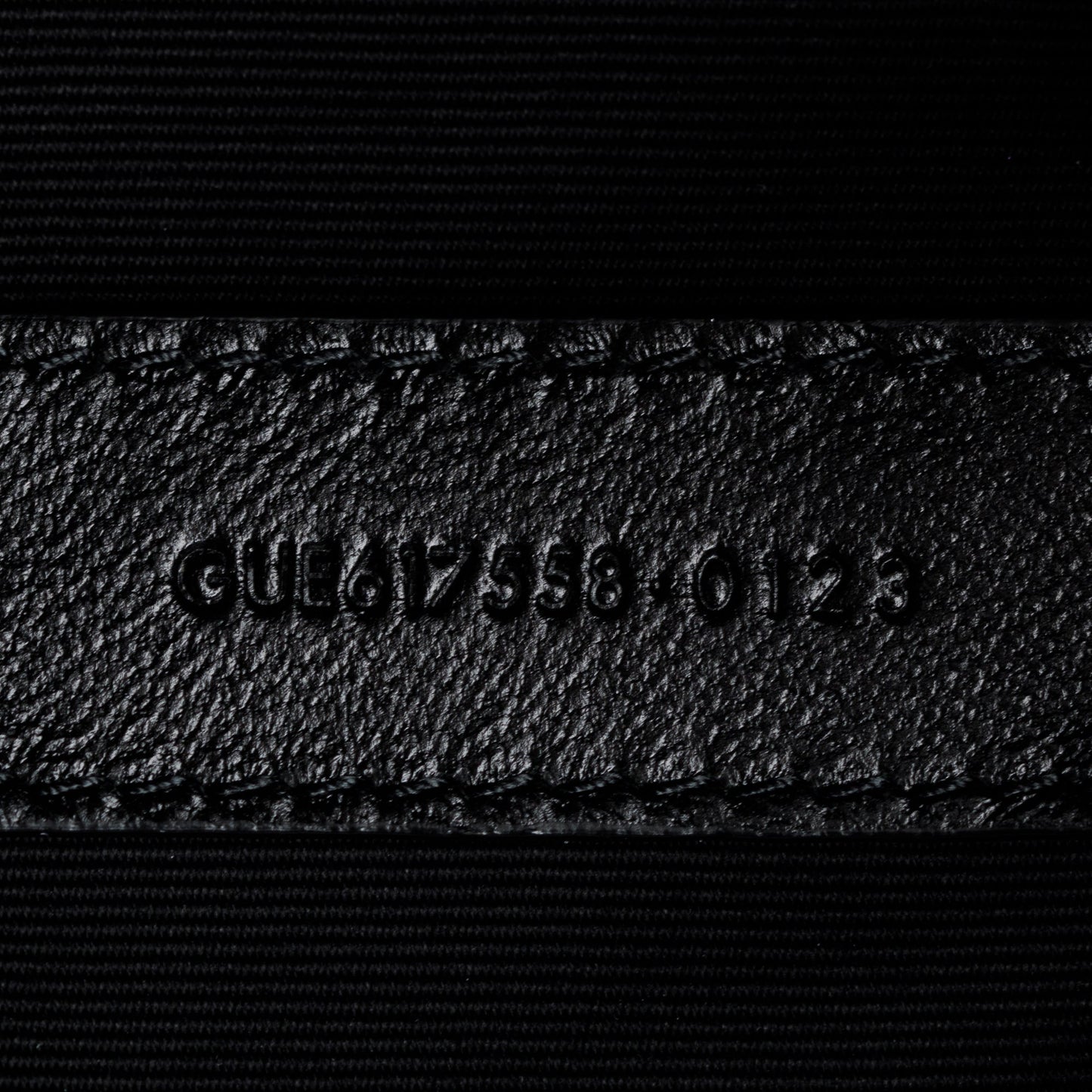 Saint Laurent 2023 Black Calfskin Leather Double Zip Cosmetic Case