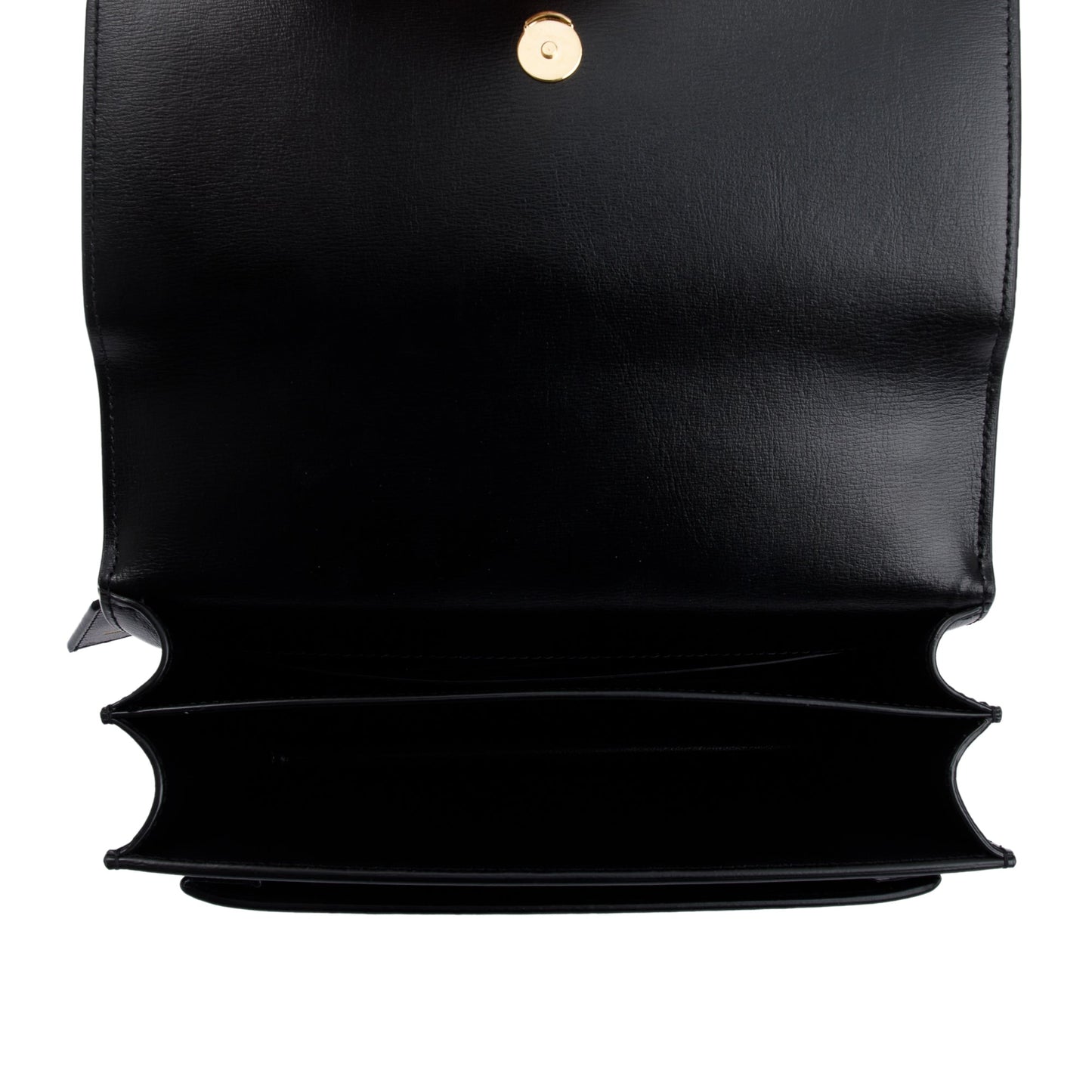 Saint Laurent 2023 Black Leather Medium Sunset Bag