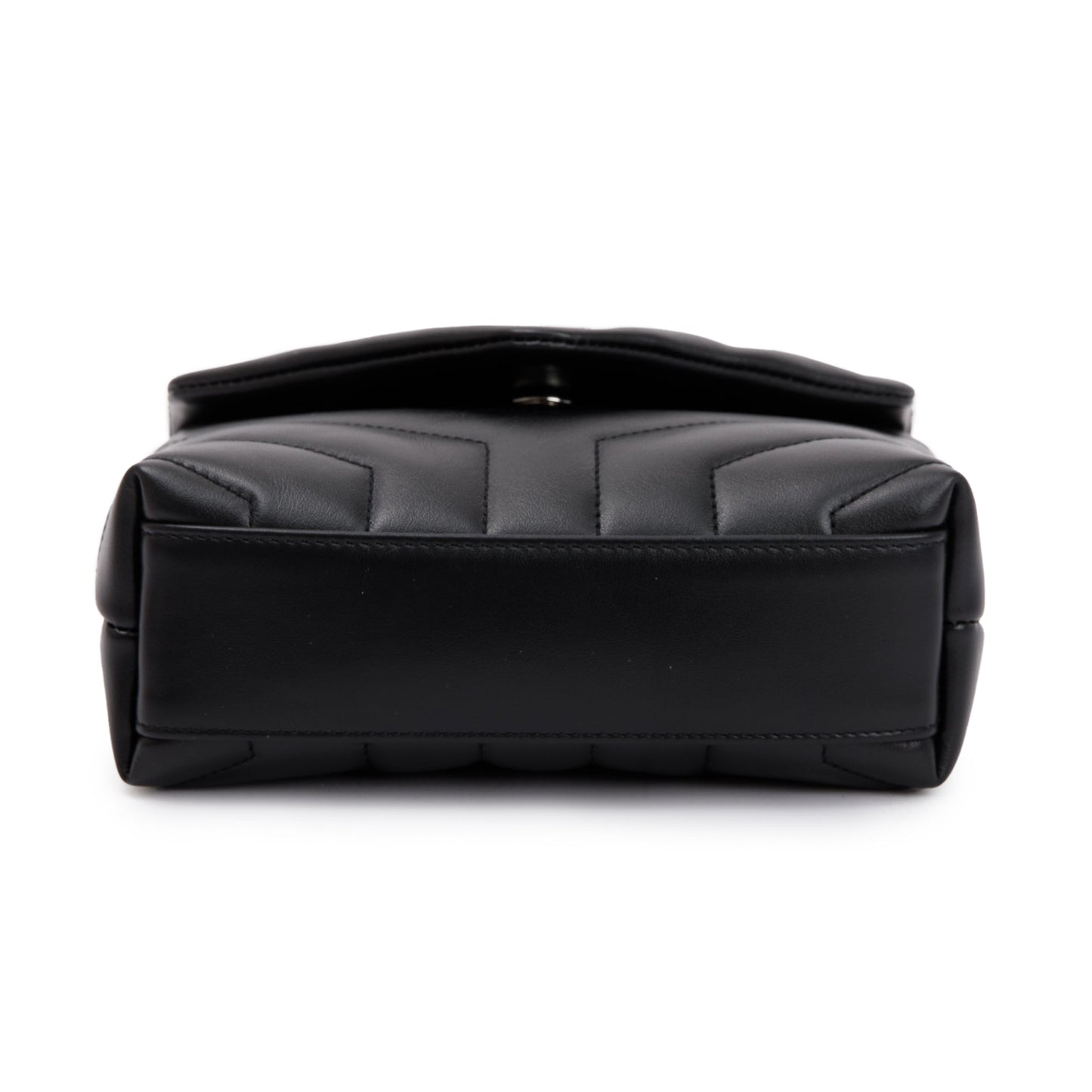 Saint Laurent 2023 Black Monogram Matelasse Toy Loulou Crossbody Bag