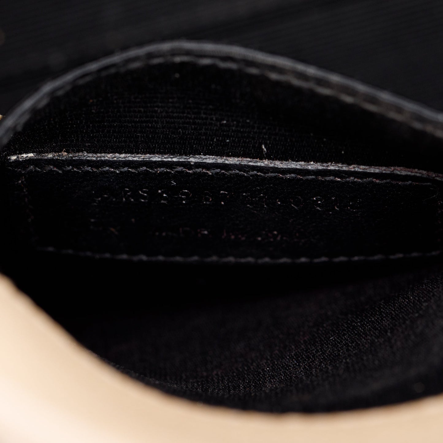 Saint Laurent Beige Grained Leather Nano Sac De Jour