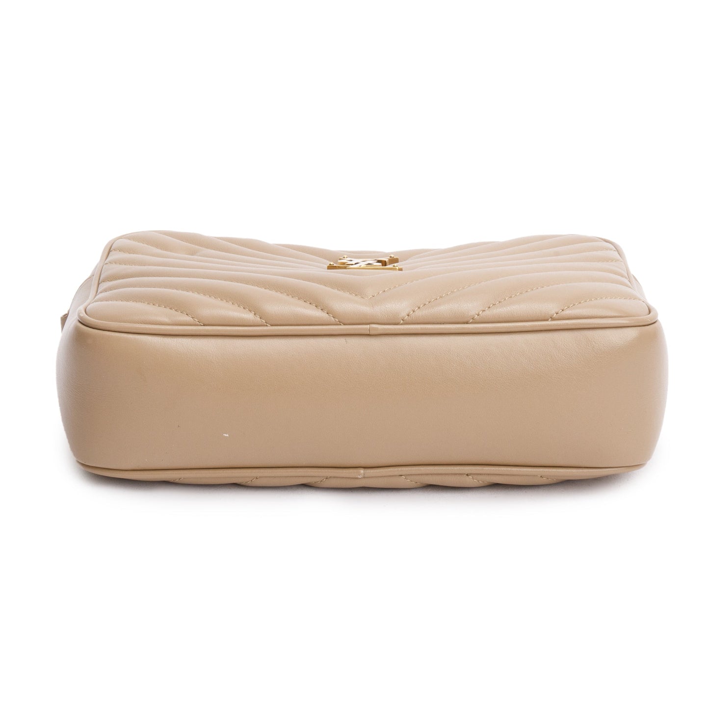 Saint Laurent Beige Quilted Leather Lou Camera Bag