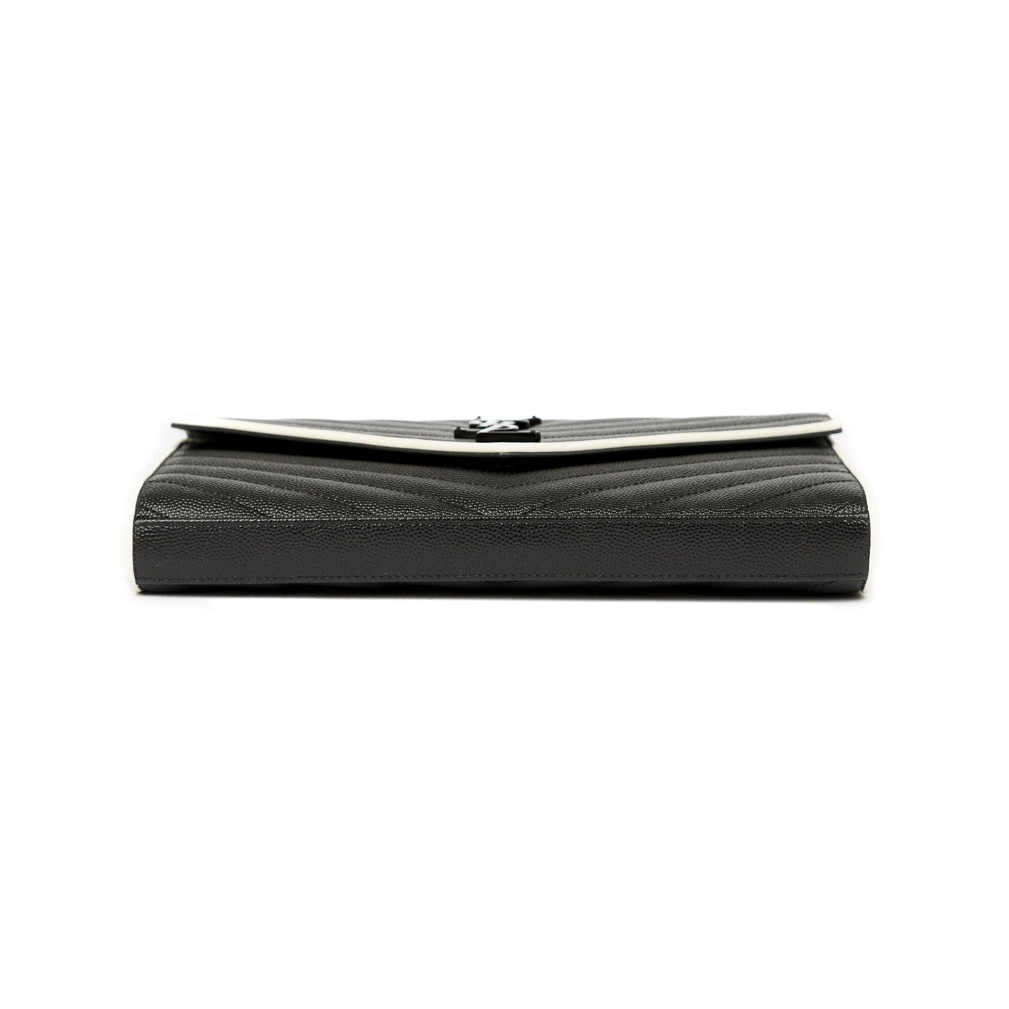 Saint Laurent Bicolour Cassandre Chain Wallet