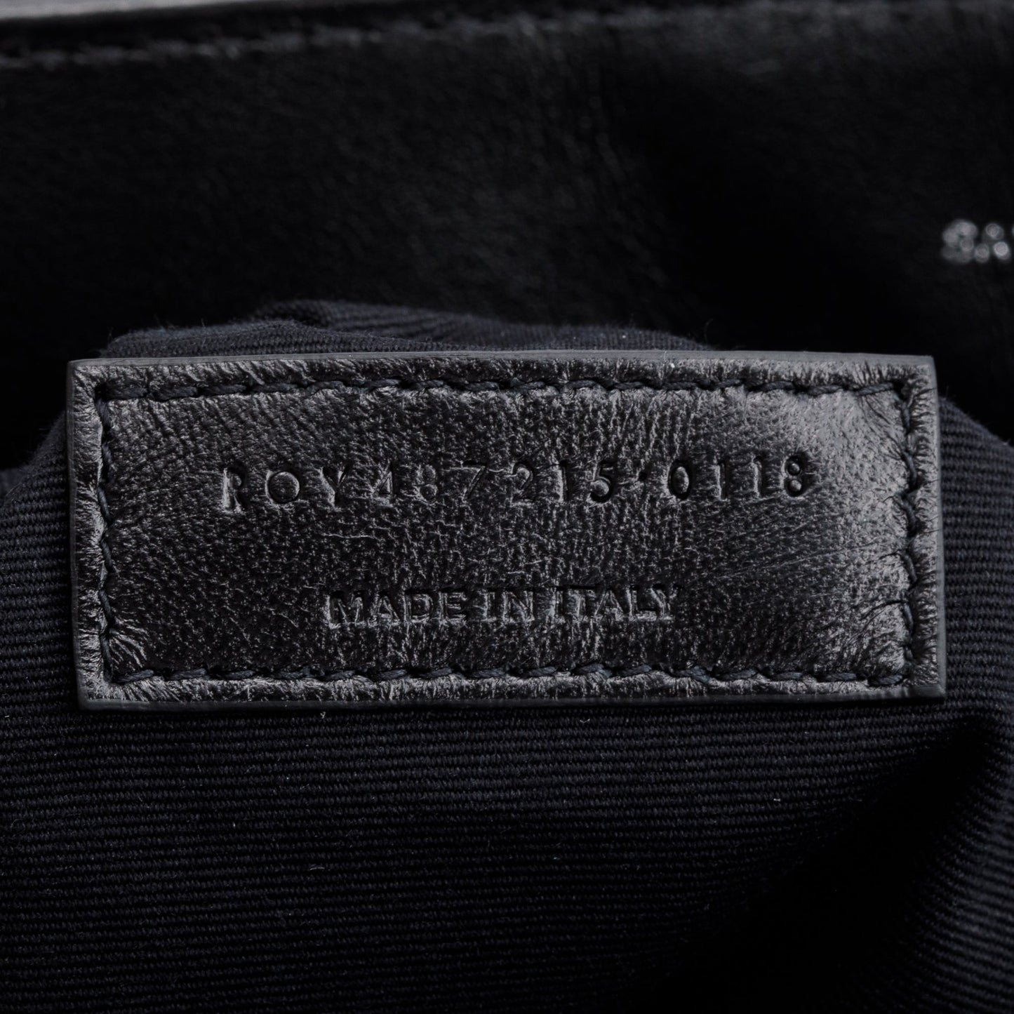 Saint Laurent Black Calfskin Leather Large Loulou Shoulder Bag