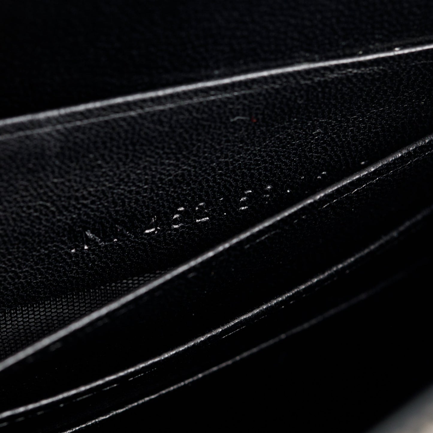 Saint Laurent Black Crocodile-Embossed Leather Small Classic Monogram Kate Tassel Chain Bag