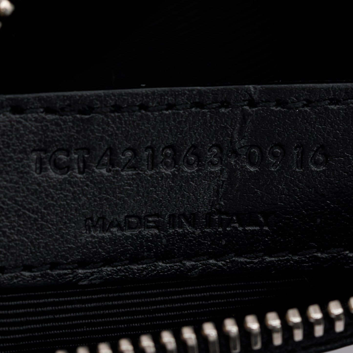 Saint Laurent Black Grained Leather Baby Sac De Jour