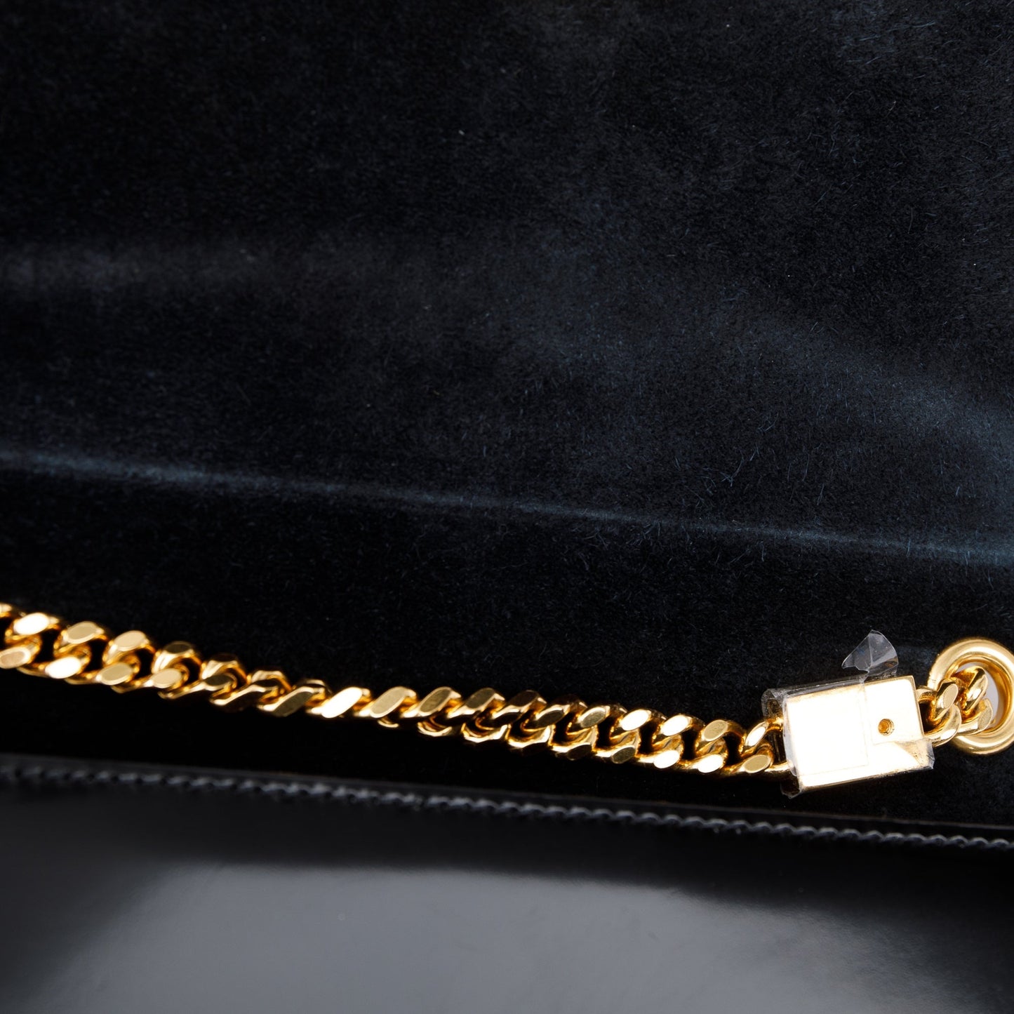 Saint Laurent Black Patent Leather Kate Bag