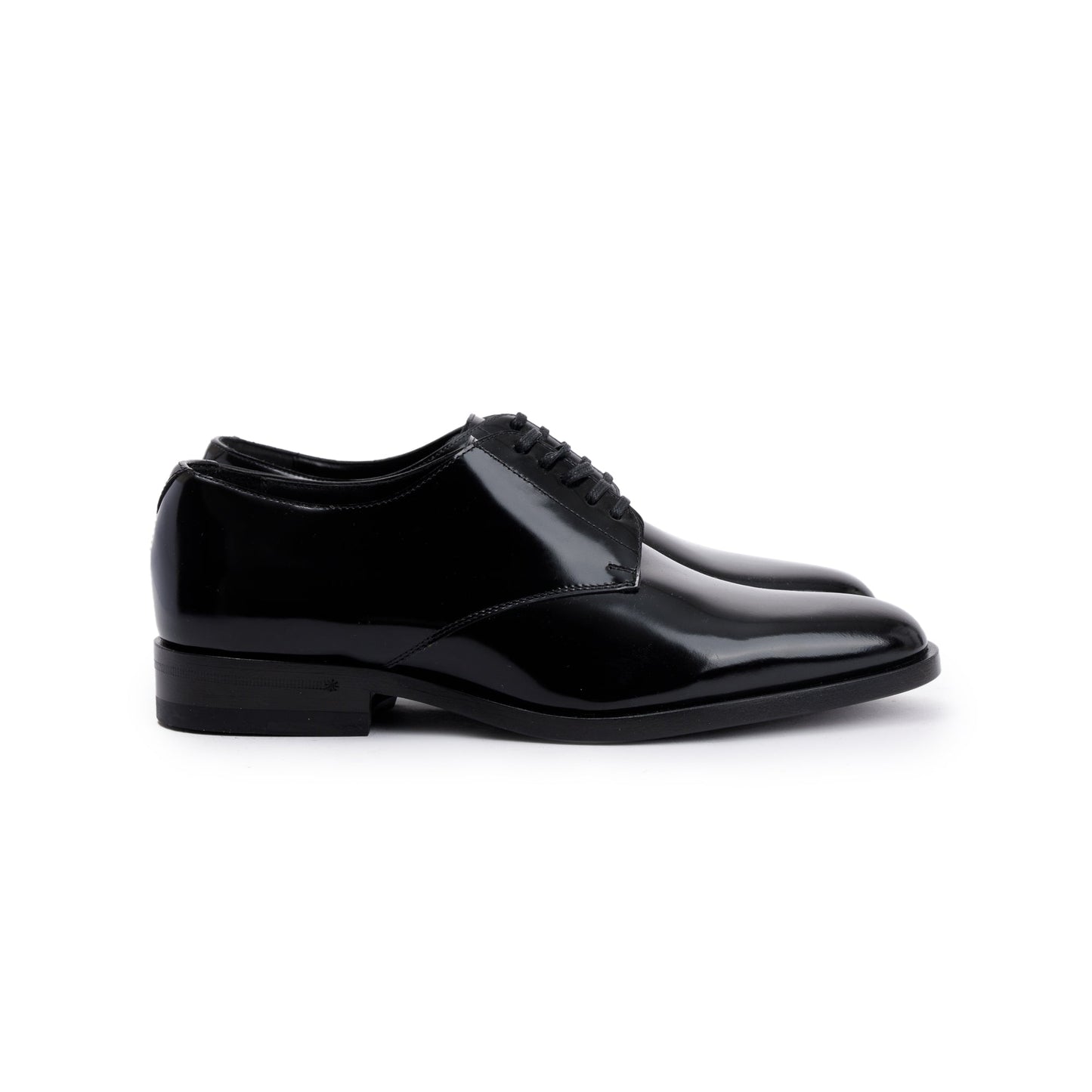 Saint Laurent Black Patent Leather Montaigne 25 Uniform Shoes, Size 37