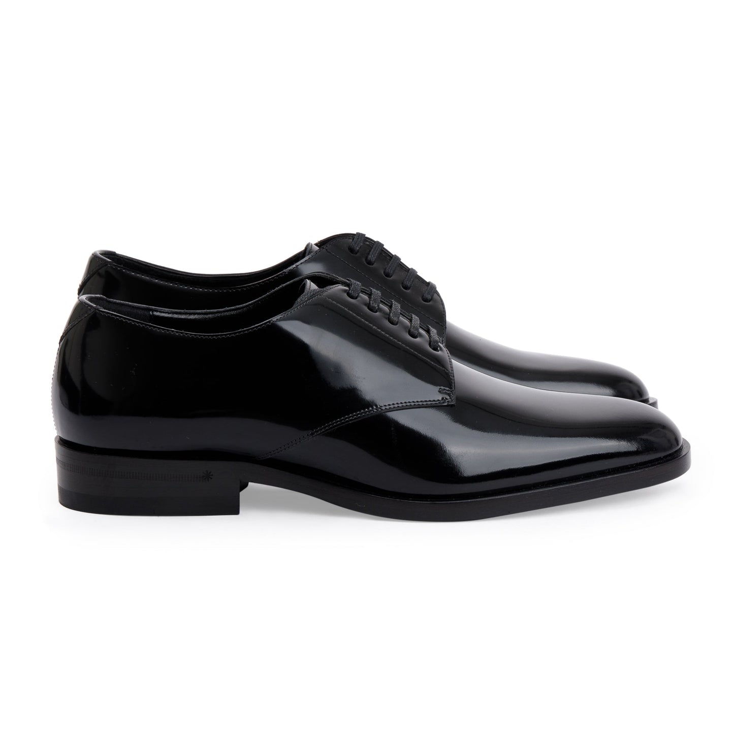 Saint Laurent Black Patent Leather Montaigne 25 Uniform, Size 37