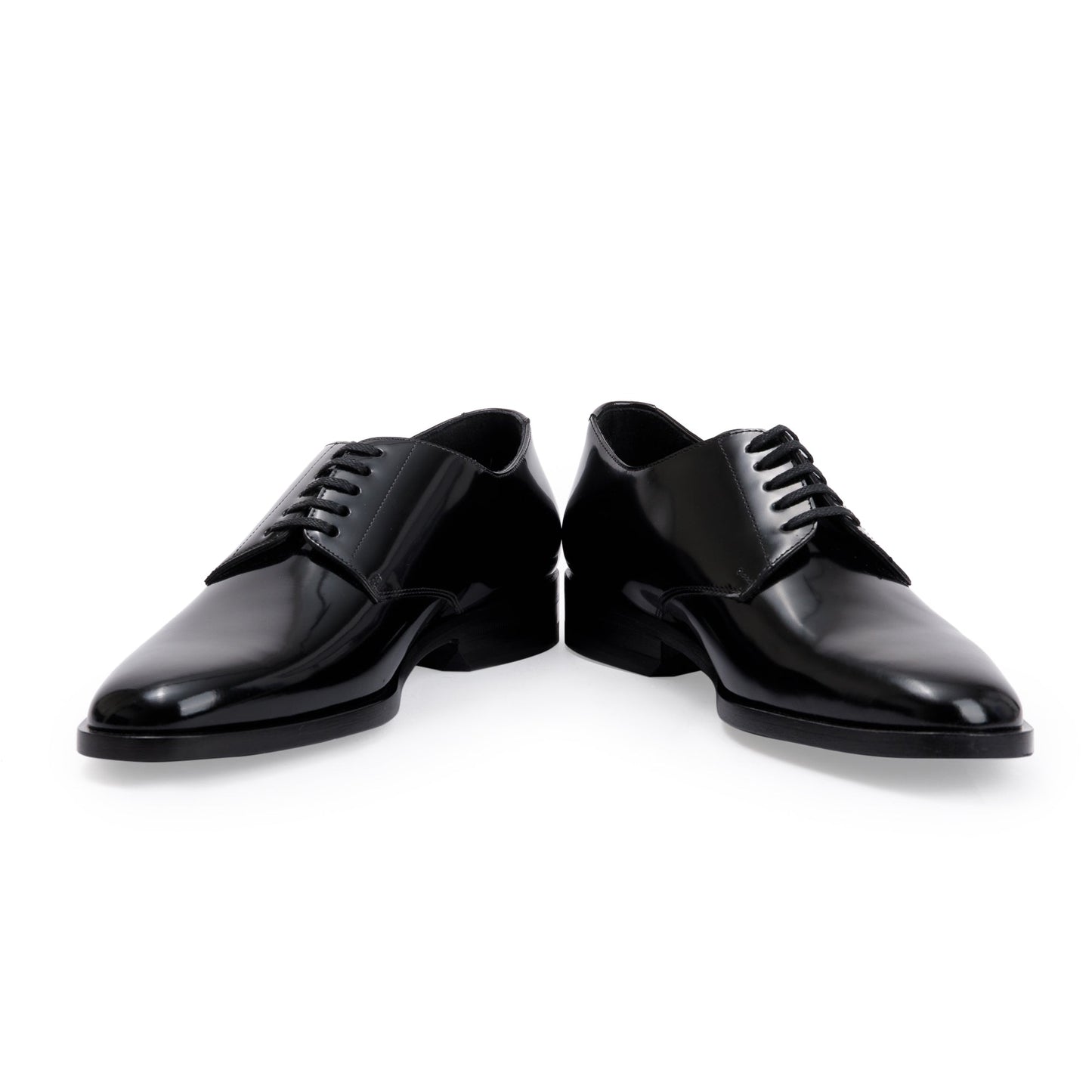 Saint Laurent Black Patent Leather Montaigne 25 Uniform, Size 37