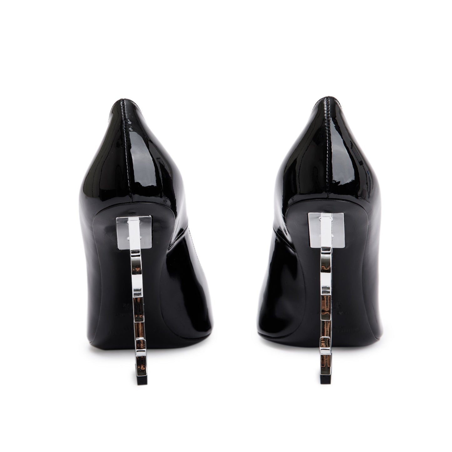 Saint Laurent Black Patent Leather Opyum 110 Pumps, Size 37
