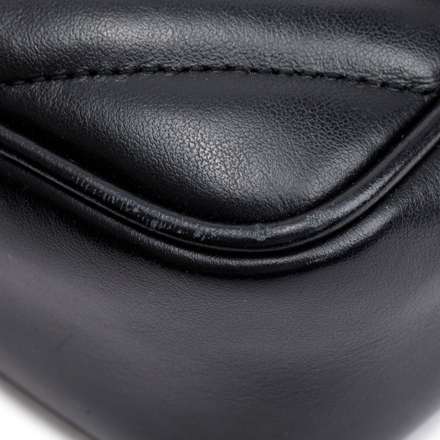 Saint Laurent Black Quilted Leather Lou Camera Bag