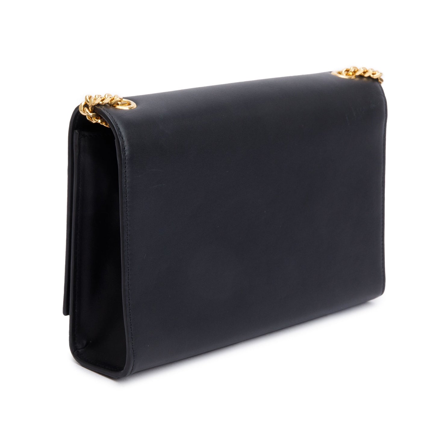 Saint Laurent Black Smooth Leather Medium Kate Tassel Bag