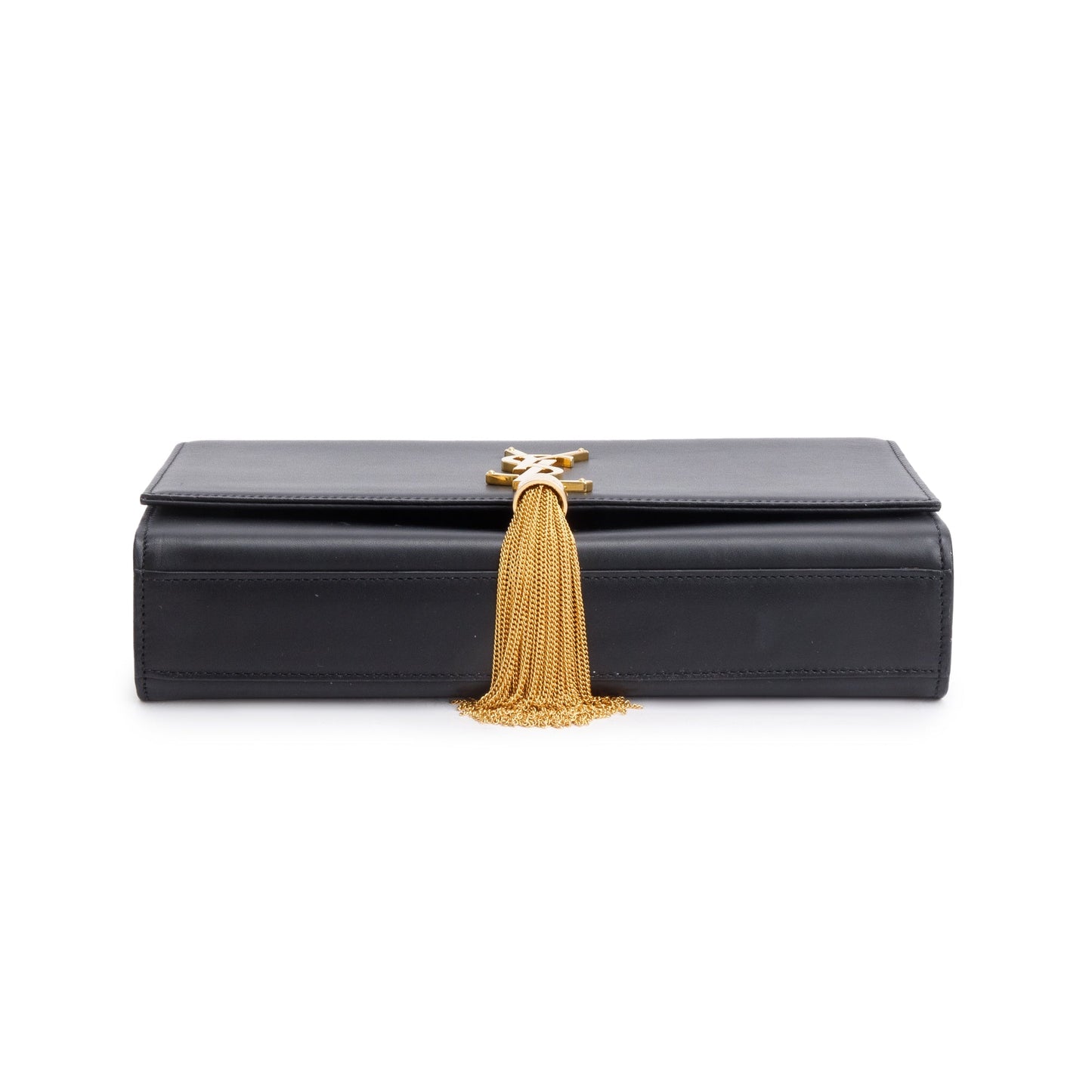 Saint Laurent Black Smooth Leather Medium Kate Tassel Bag