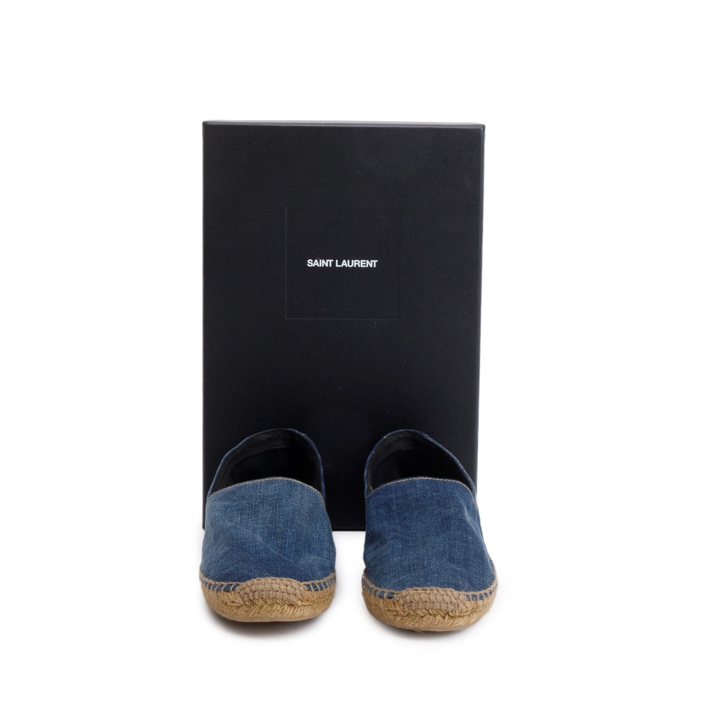 Saint Laurent Blue Denim Espadrilles, Size 39