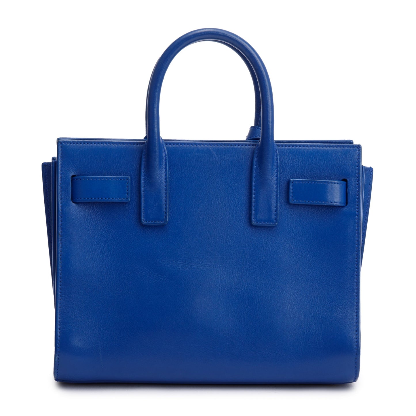 Saint Laurent Blue Smooth Leather Nano Sac De Jour