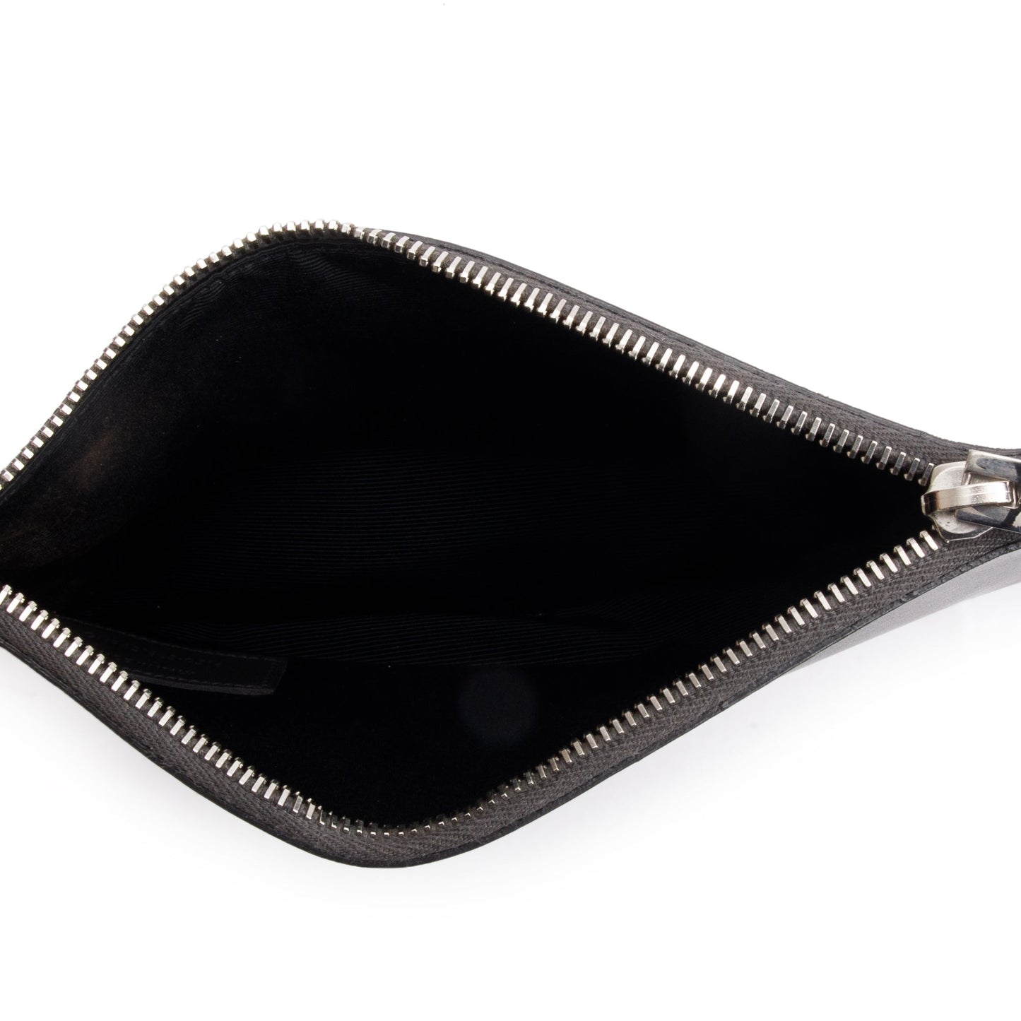 Saint Laurent Brown Grained Leather Python Trim Baby Sac De Jour