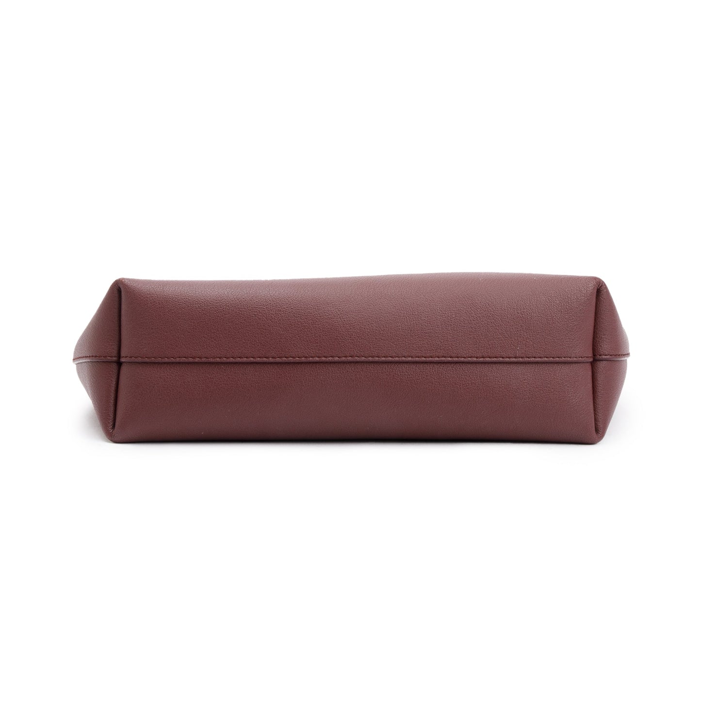 Saint Laurent Burgandy Leather Toy Shopping Tote