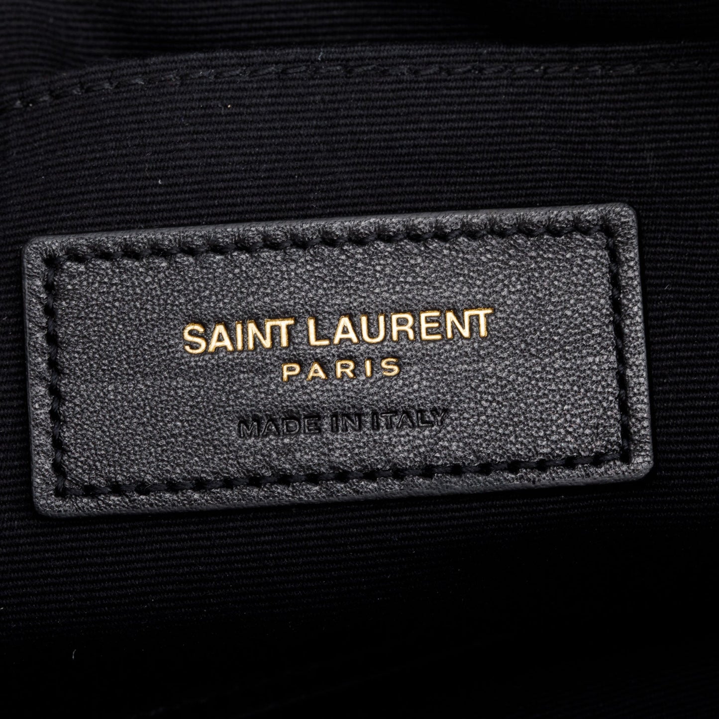 Saint Laurent Burgundy Leather Cassandre Matelasse A5 Pouch