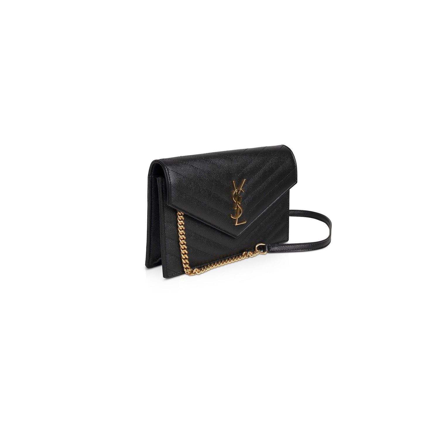 Saint Laurent Cassandre Envelope Chain Wallet