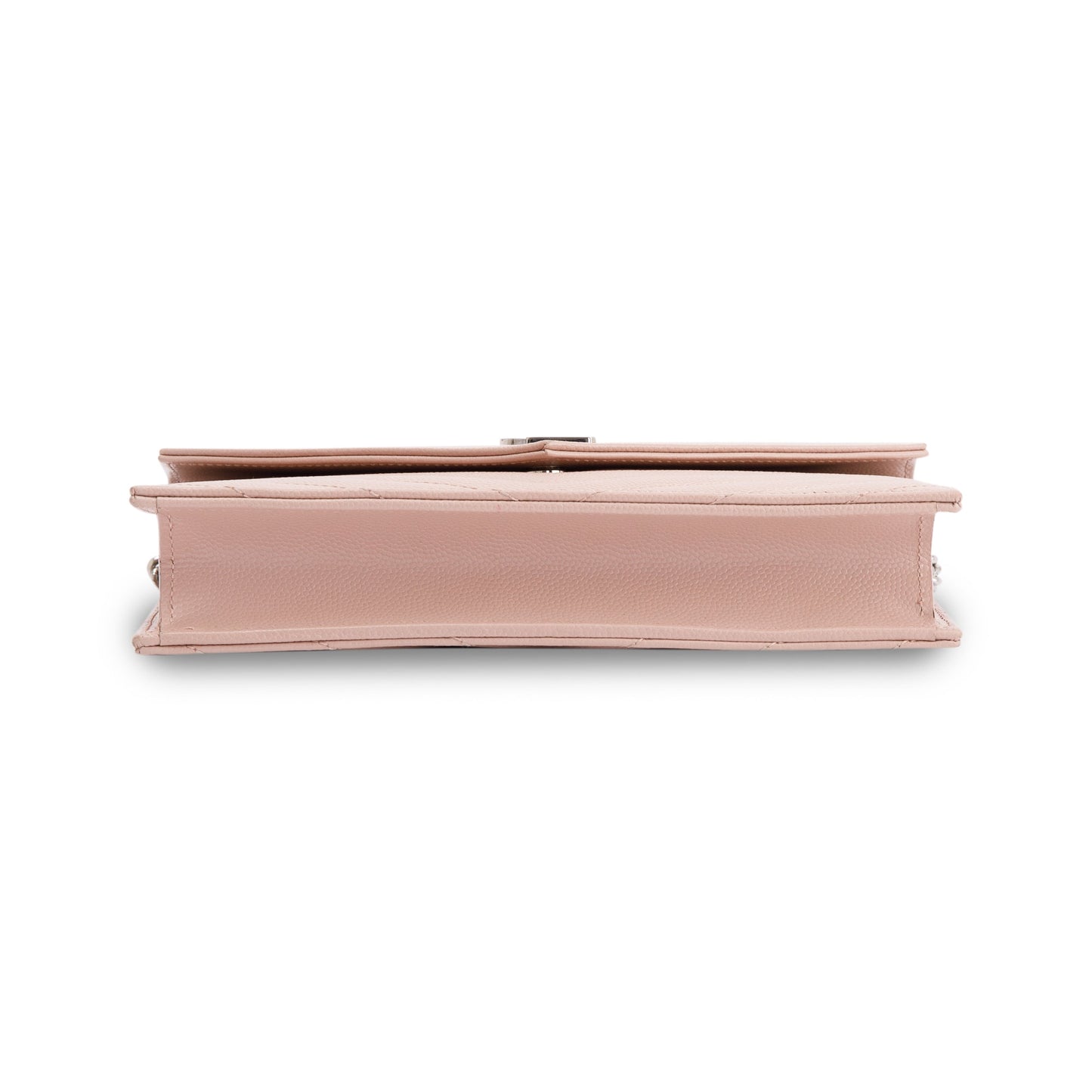Saint Laurent Cassandre Matelasse Envelope Chain Wallet