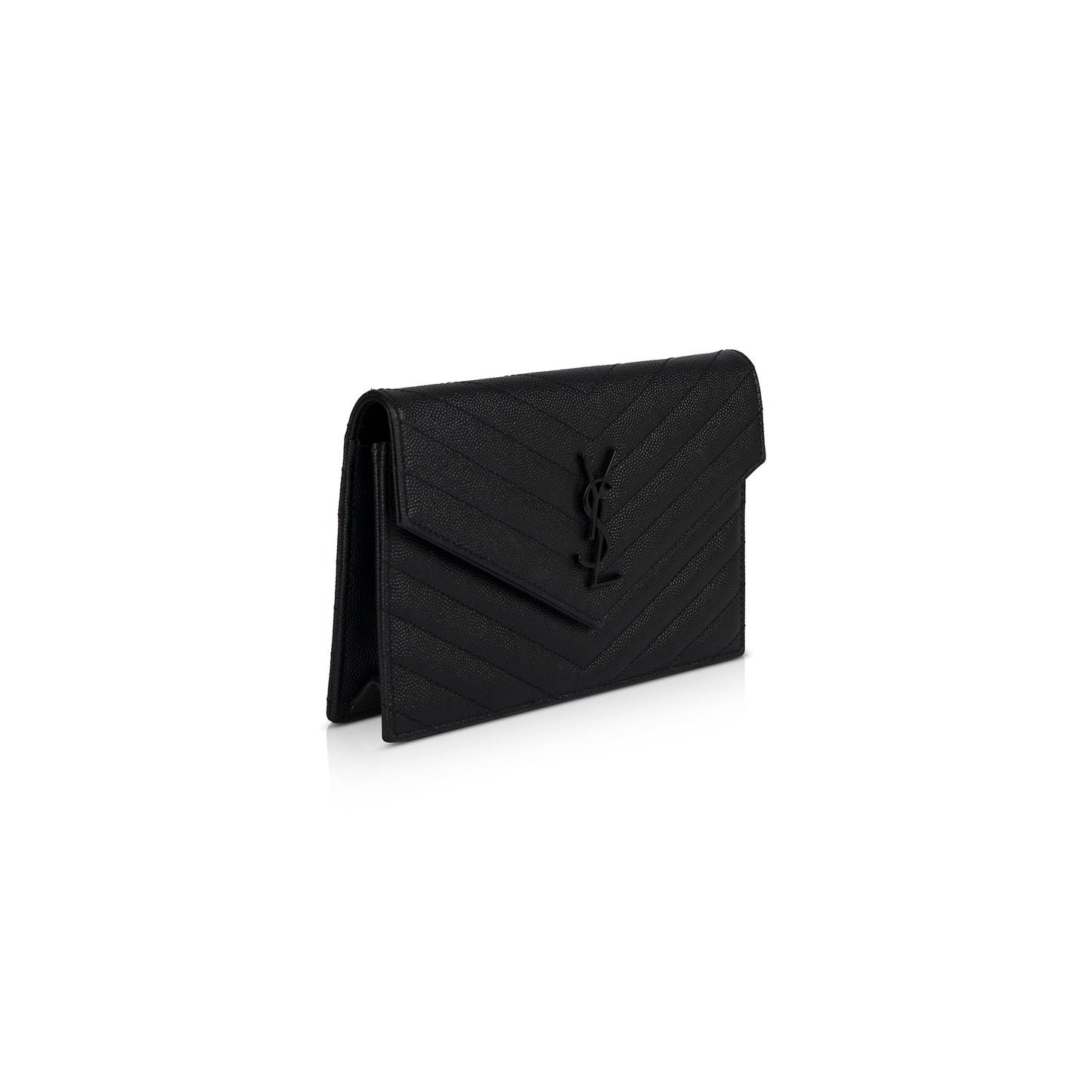 Saint Laurent Classic Monogram Envelope Chain Wallet
