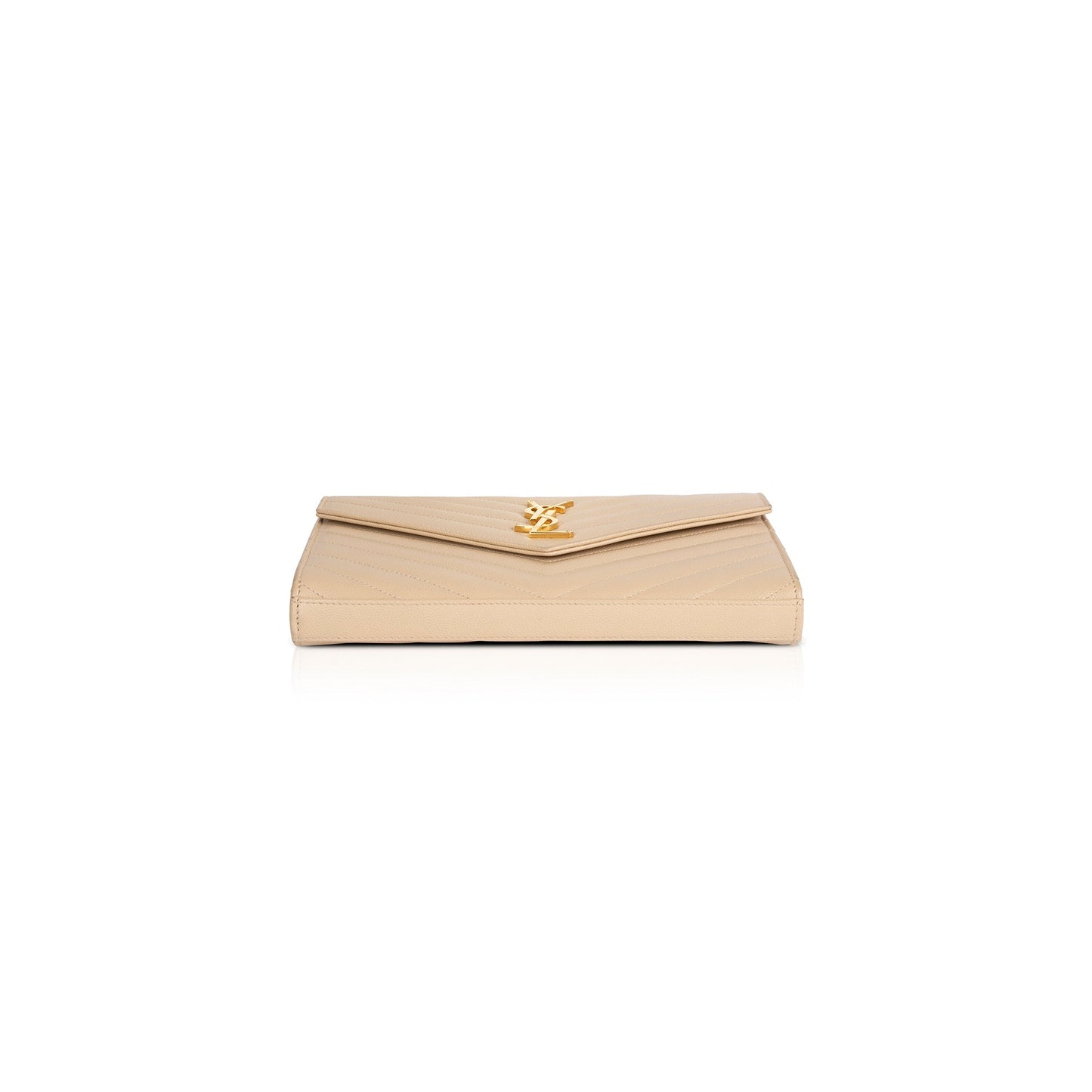 Saint Laurent Classic Monogram Envelope Chain Wallet
