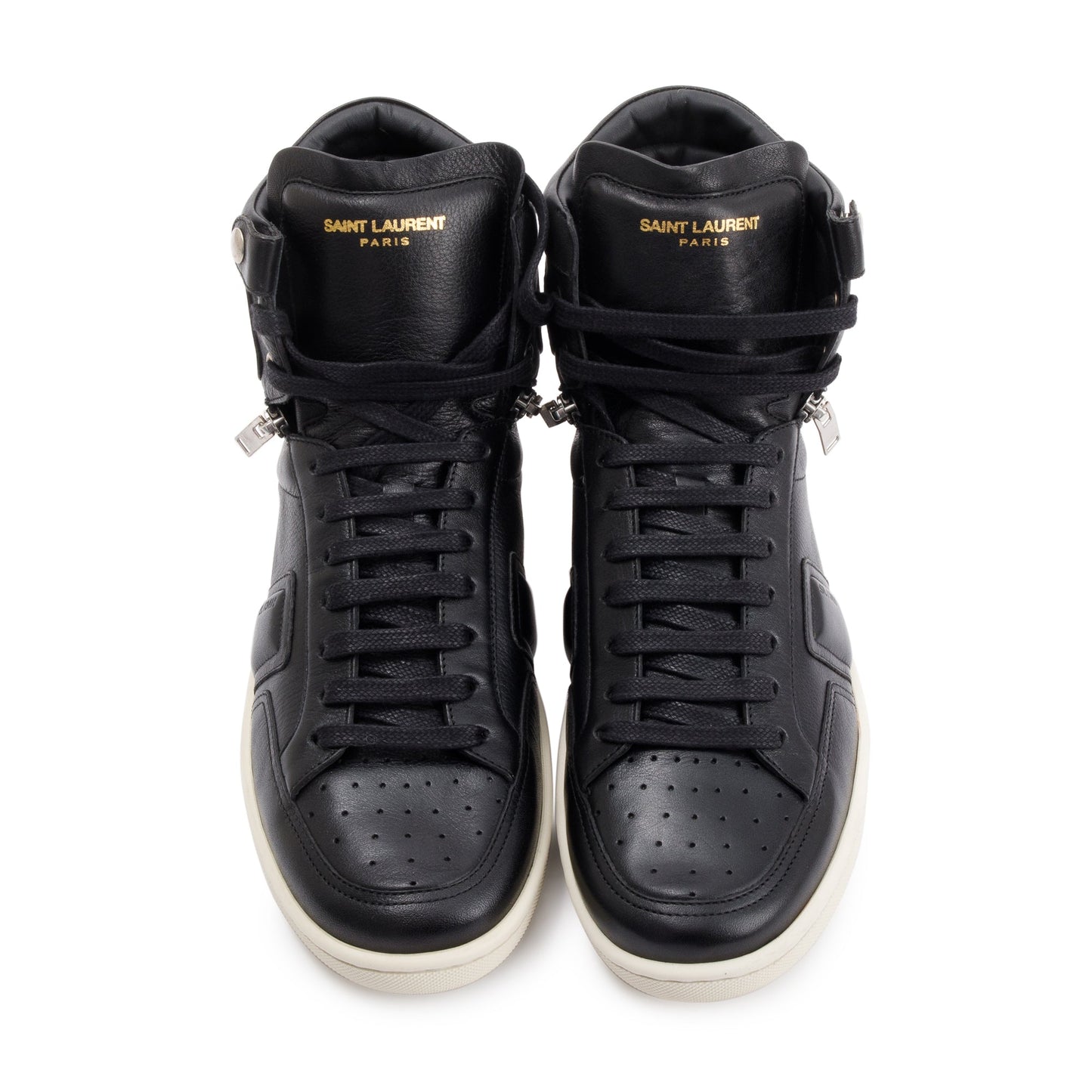 Saint Laurent Court Classic High Top Sneakers SL34/H, Size 41.5