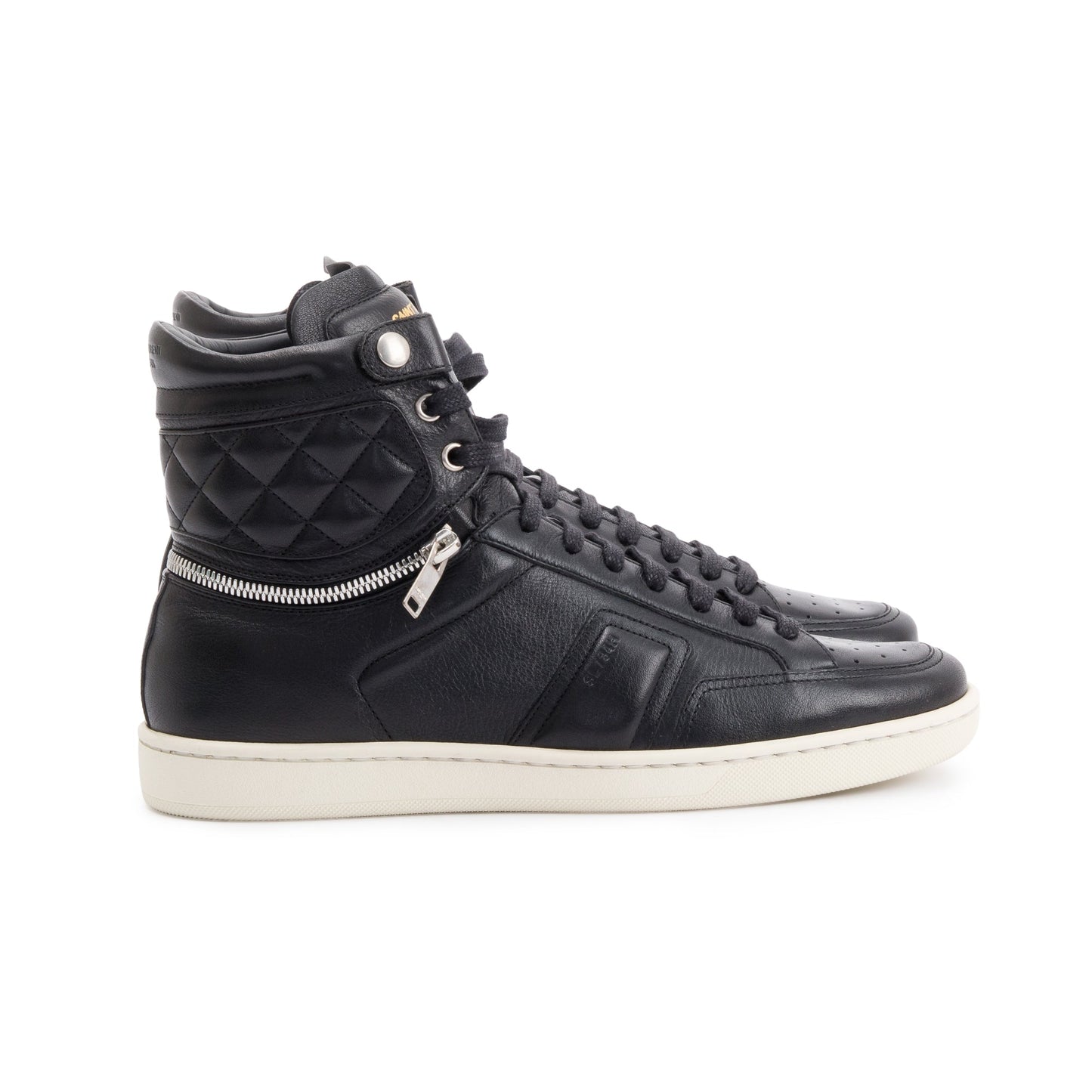 Saint Laurent Court Classic High Top Sneakers SL34/H, Size 41.5