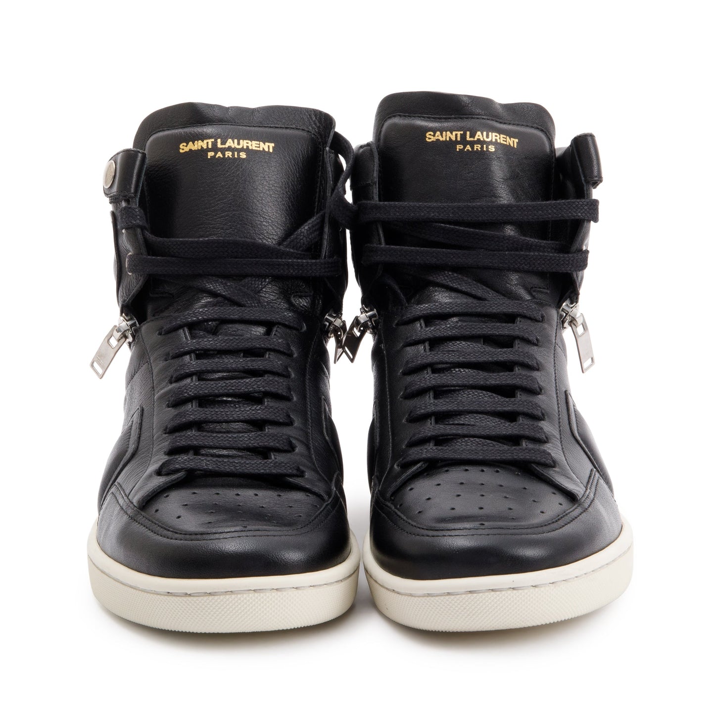 Saint Laurent Court Classic High Top Sneakers SL34/H, Size 41.5