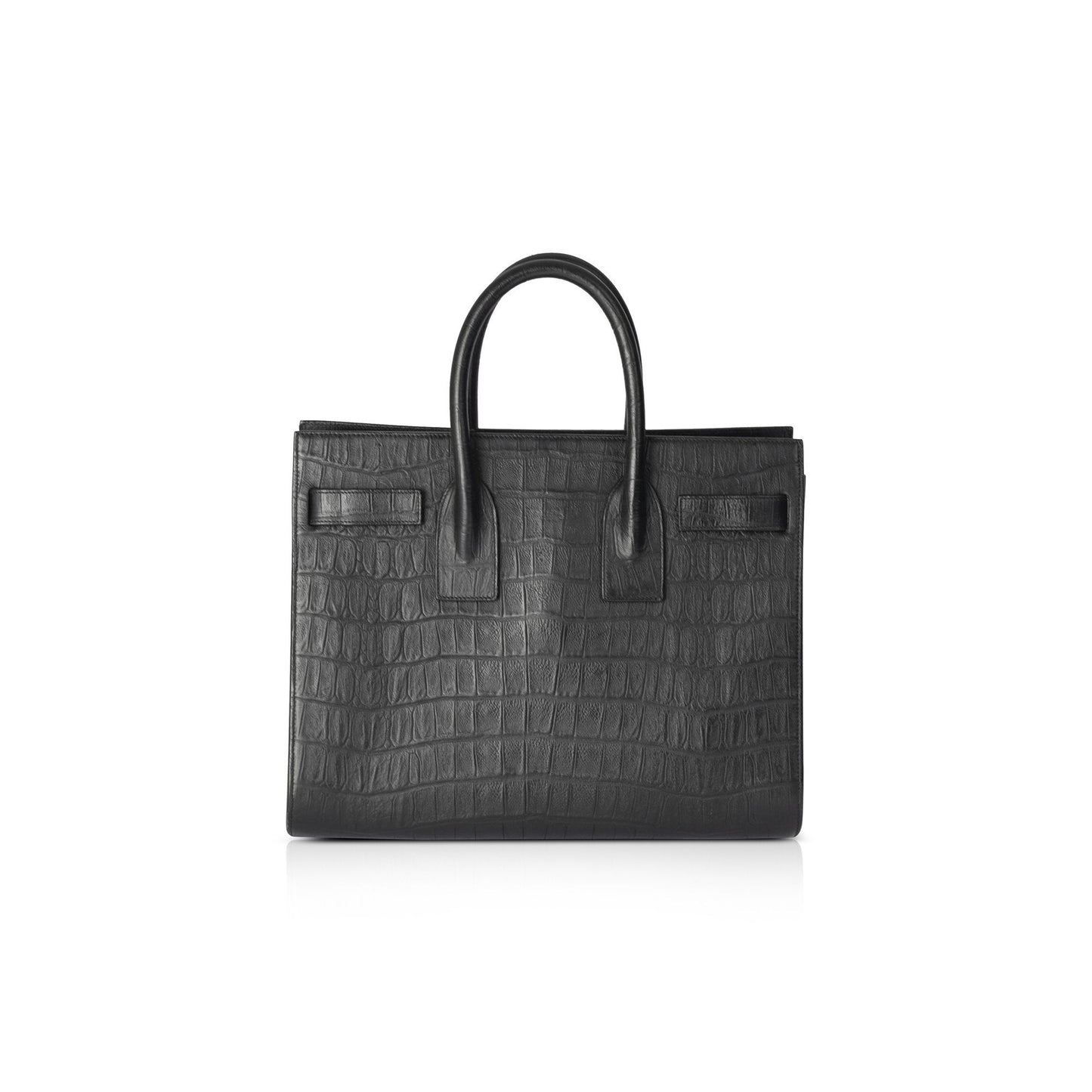 Saint Laurent Embossed Crocodile Small Sac De Jour