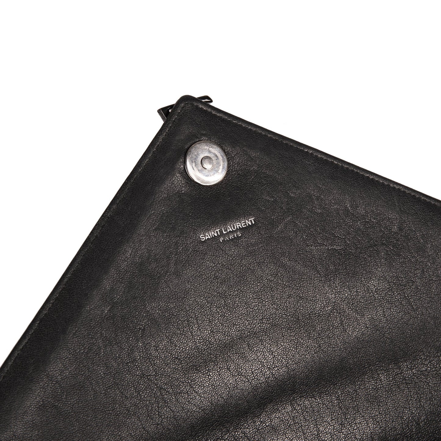Saint Laurent Large Chevron College Bag
