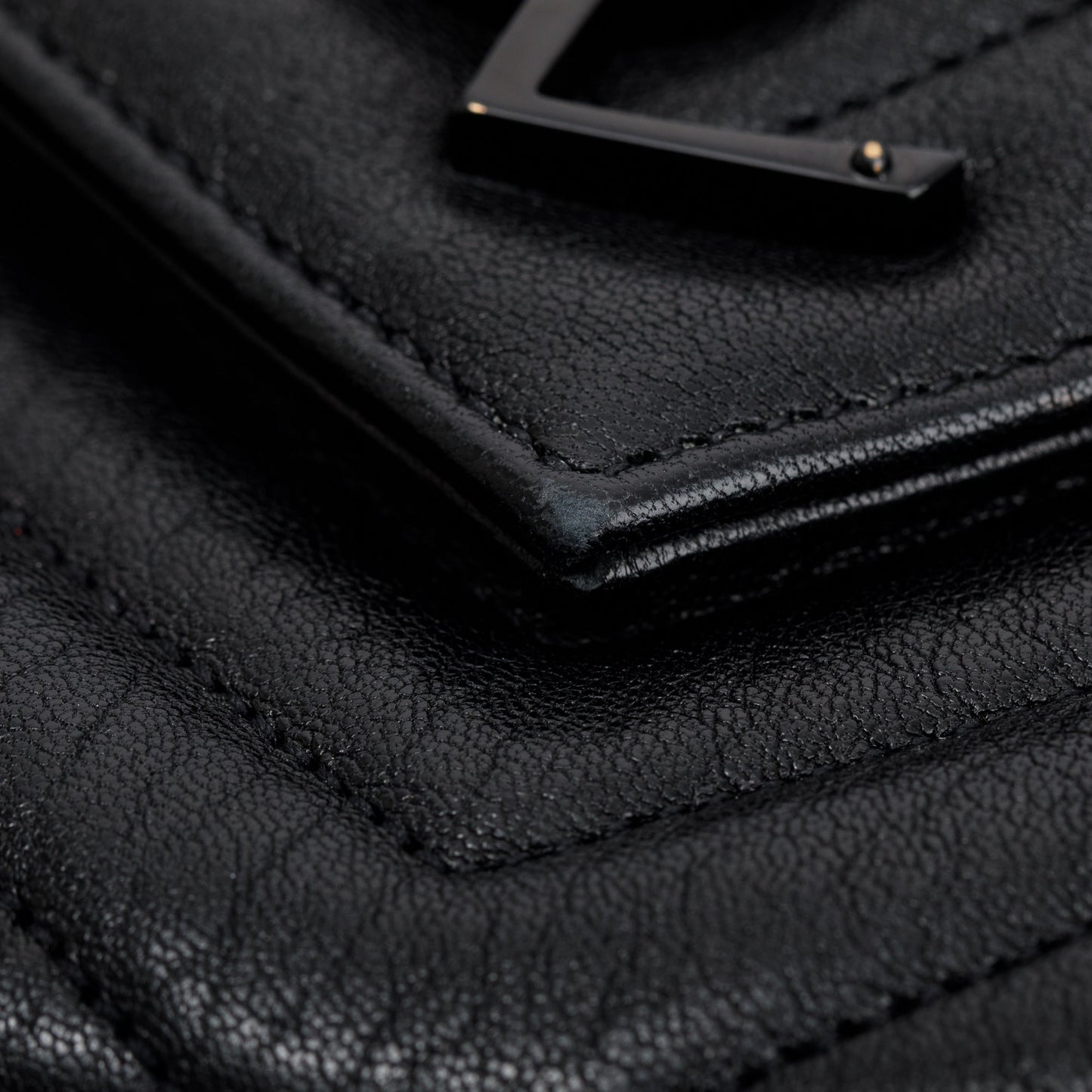 Saint Laurent Large Chevron College Bag