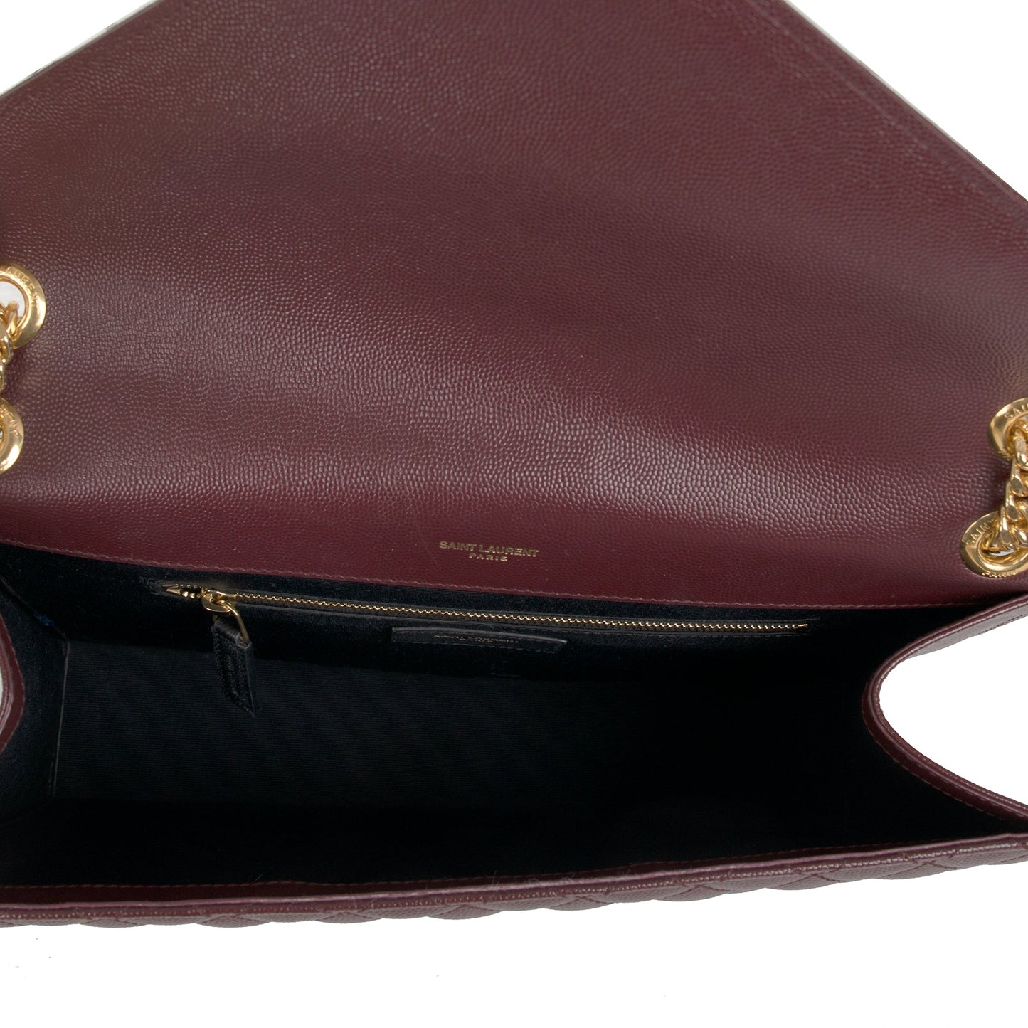 Saint Laurent Large Monogram Matelasse Envelope Chain Bag