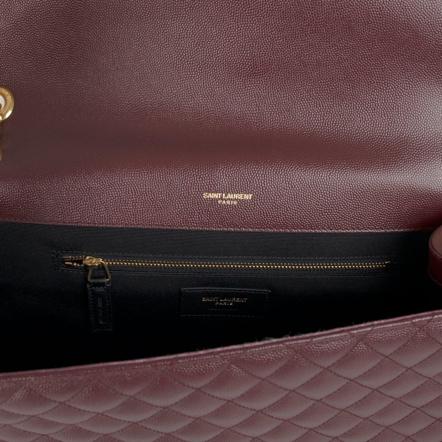 Saint Laurent Large Monogram Matelasse Envelope Chain Bag