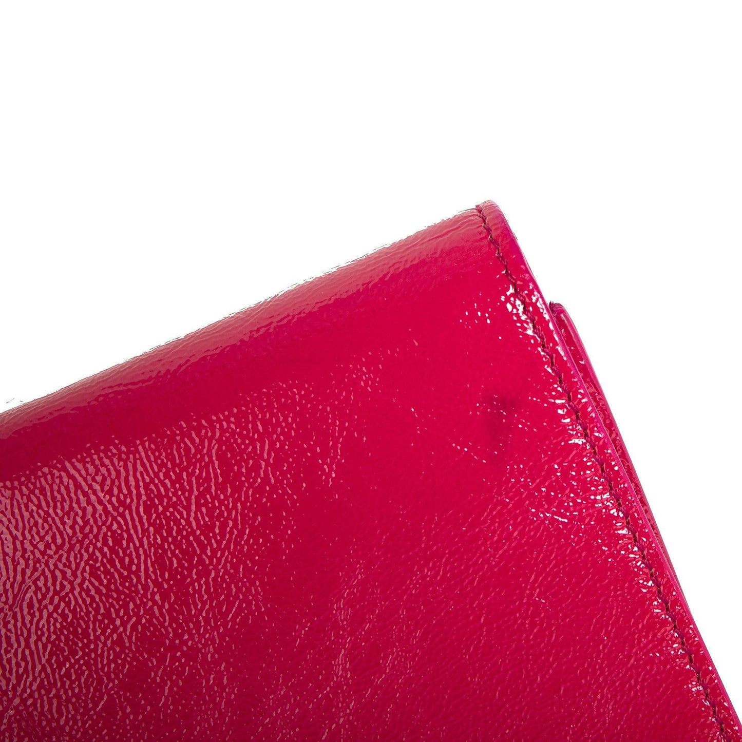 Saint Laurent Large Patent Leather Belle de Jour Clutch