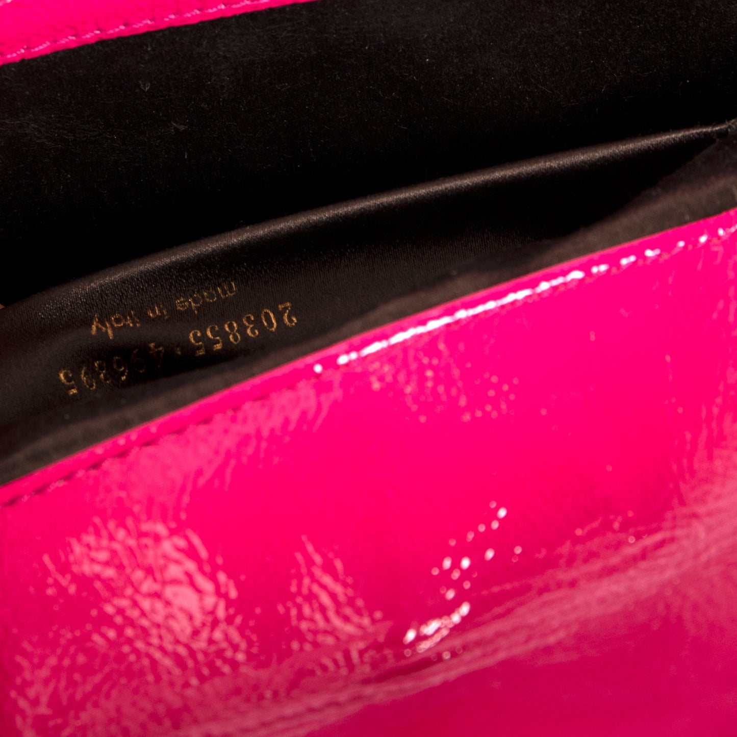 Saint Laurent Large Patent Leather Belle de Jour Clutch