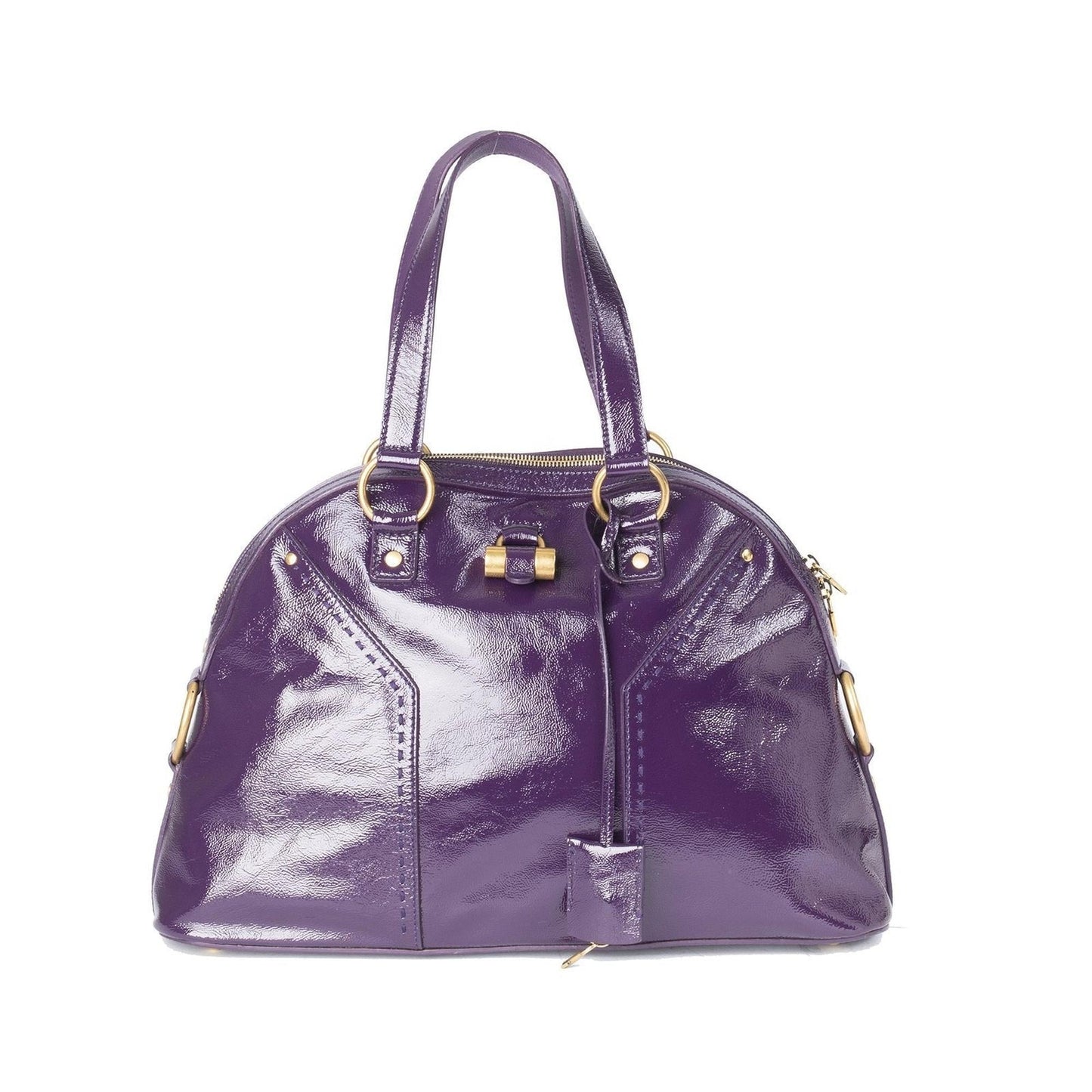 Saint Laurent Large Patent Leather Muse Bag