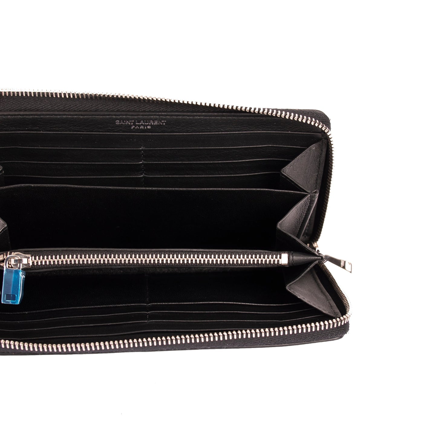Saint Laurent Leather Continental Wallet