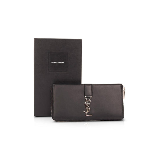 Saint Laurent Leather Continental Wallet