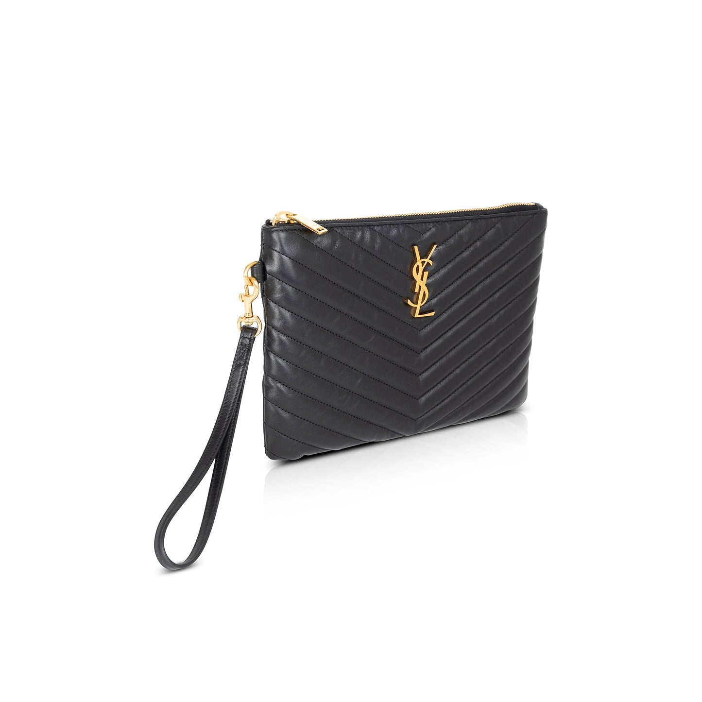 Saint Laurent Matelasse Cassandre Wrist Pouch