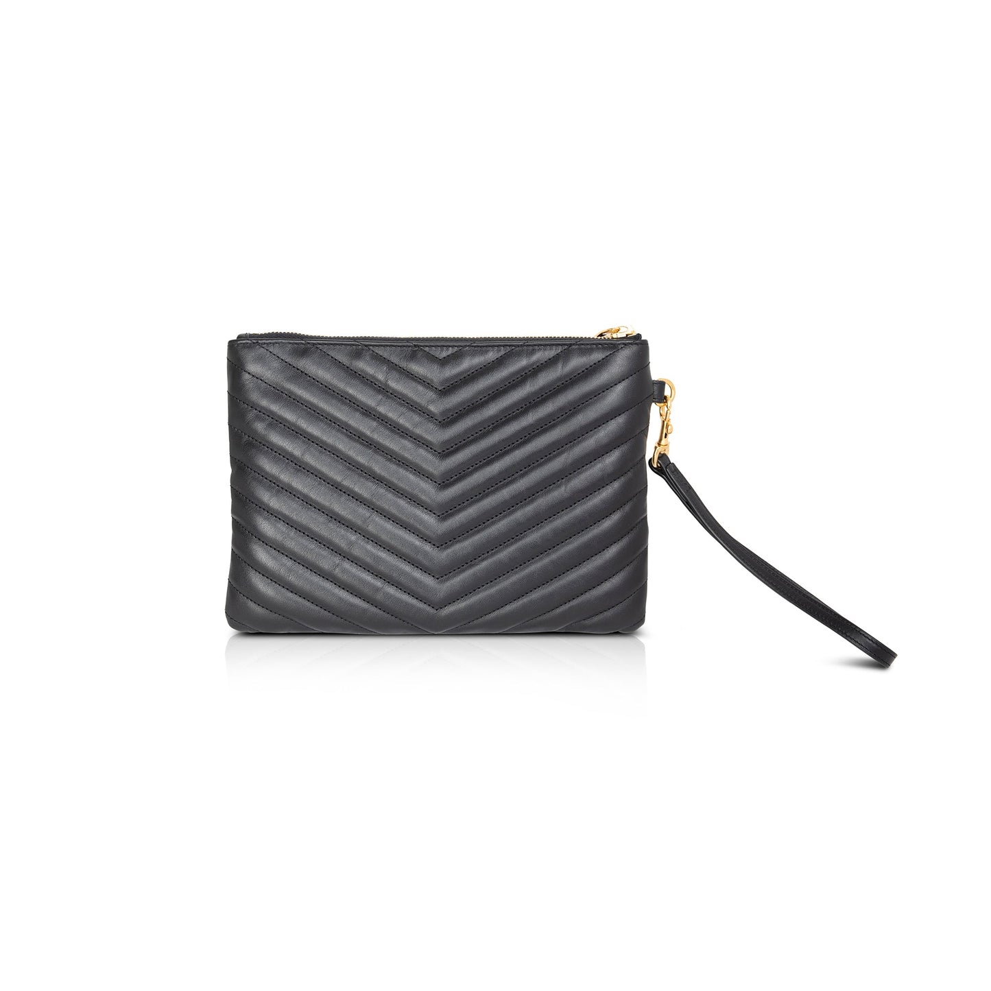 Saint Laurent Matelasse Cassandre Wrist Pouch